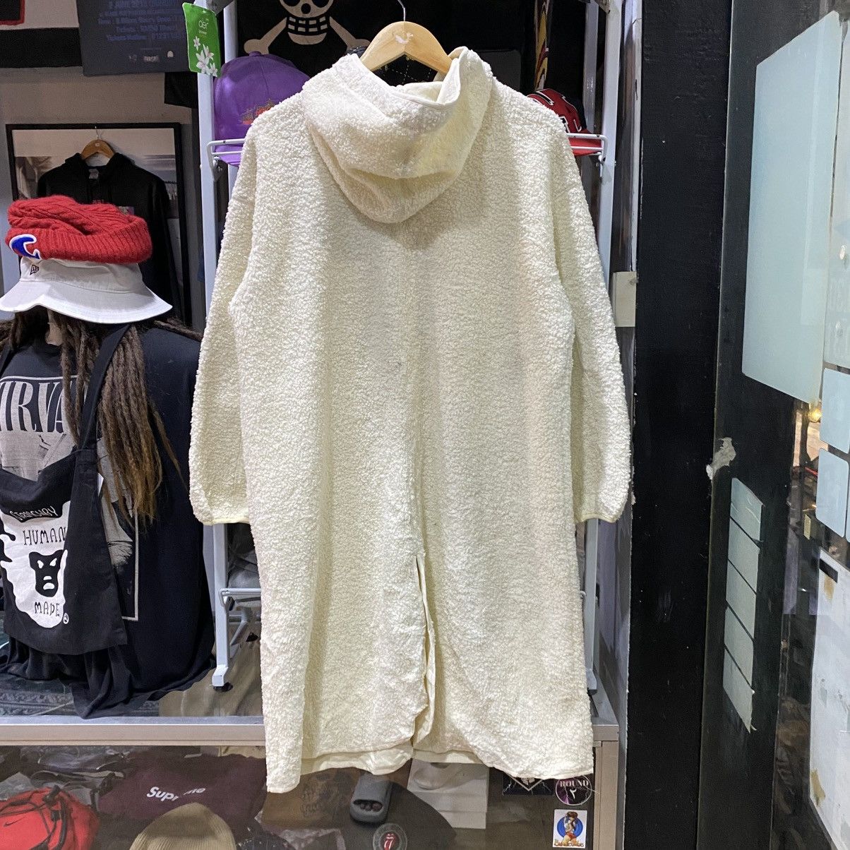 Japanese Brand × Undercover × Uniqlo Gu x Undercover Fleece Long Jacket Hood Size US S / EU 44-46 / 1 - 2 Thumbnail