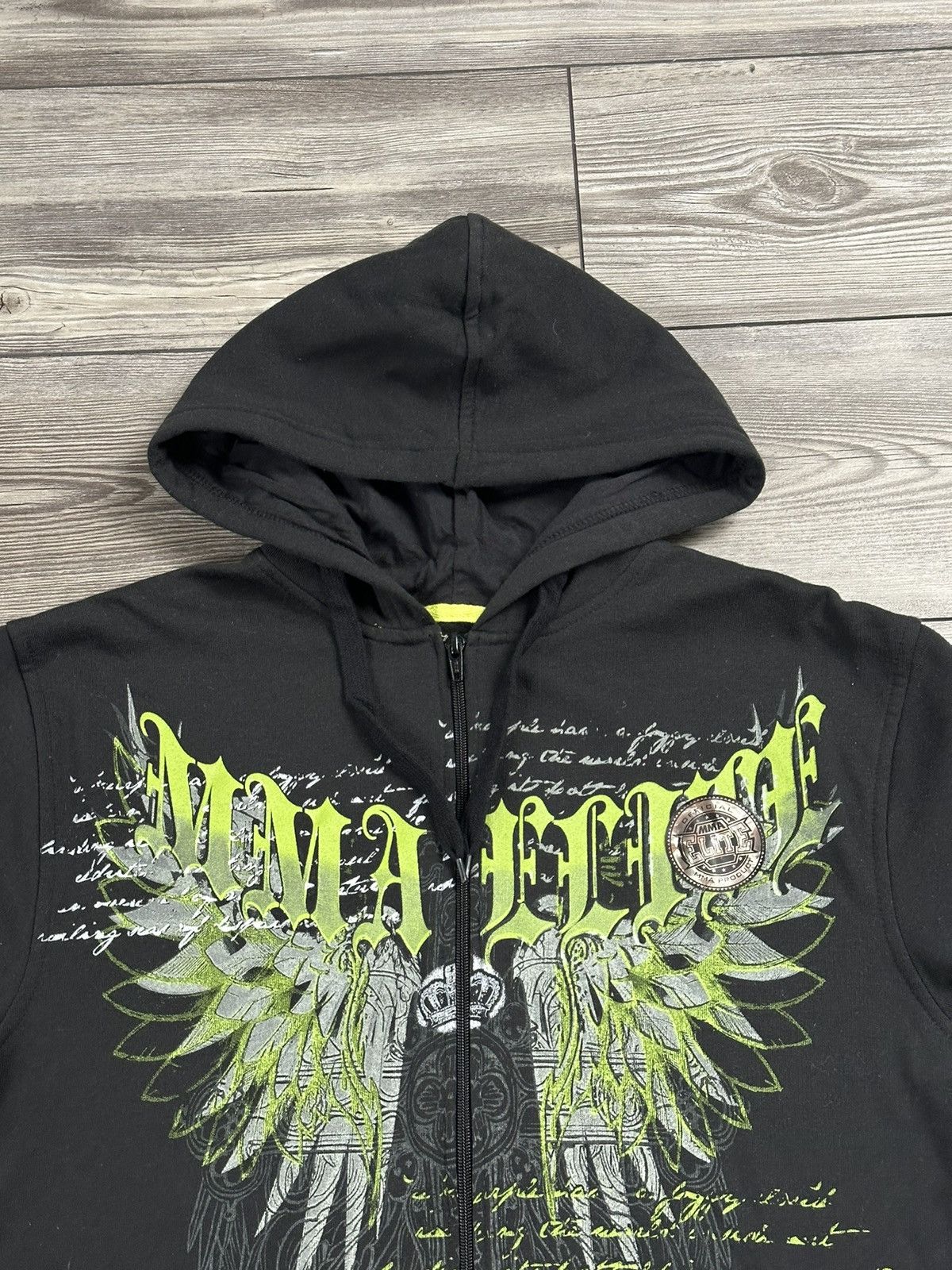 Affliction Crazy Vintage Y2K MMA Elite Zip Hoodie Size US S / EU 44-46 / 1 - 2 Thumbnail