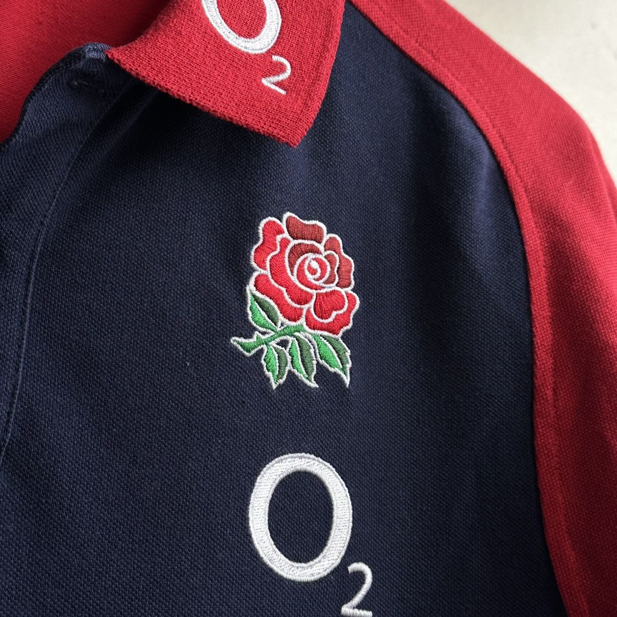 Canterbury of New Zealand × Vintage VINTAGE ENGLAND RUGBY CANTERBURY POLO SHIRT Size US S / EU 44-46 / 1 - 4 Thumbnail