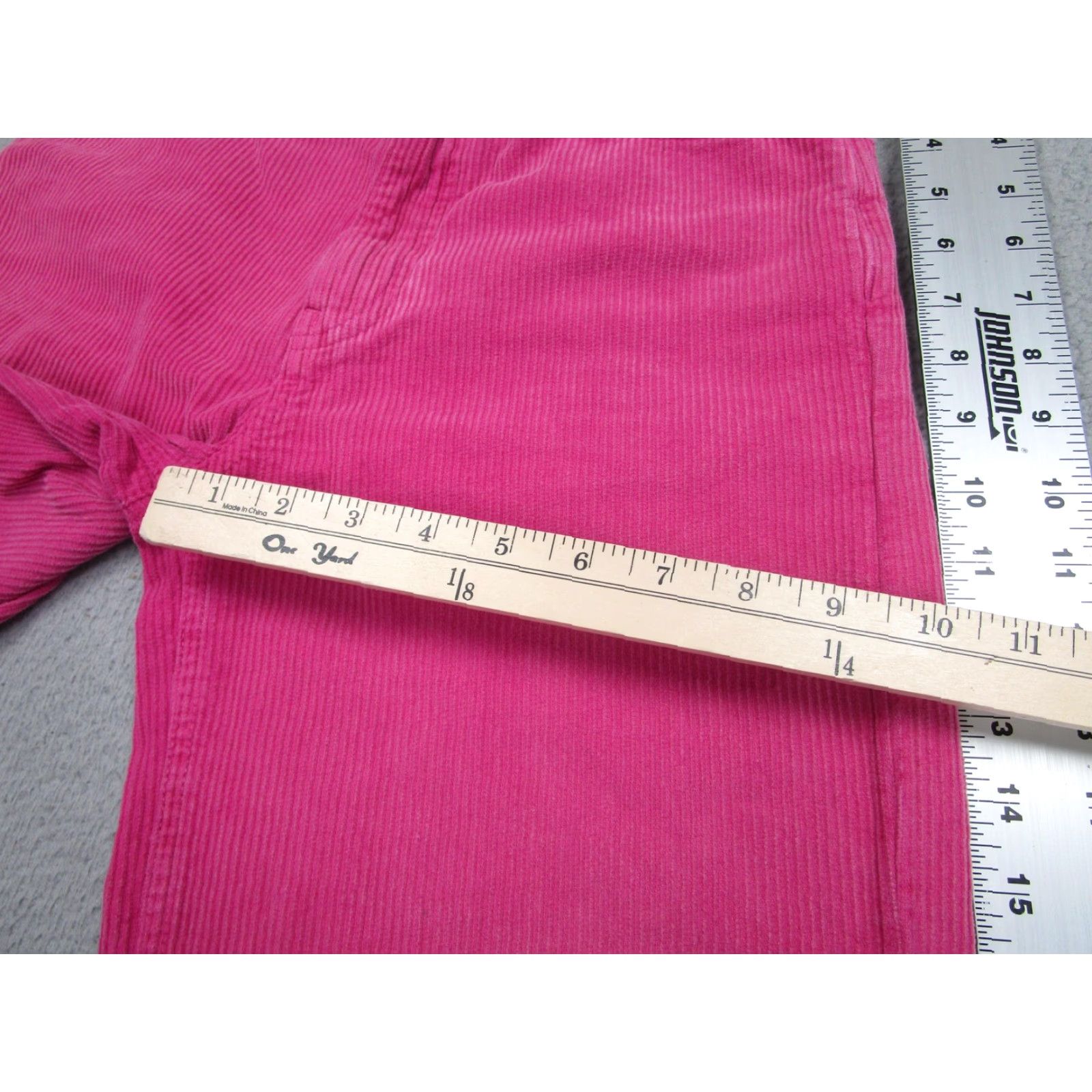 Bdg BDG Urban Outfitters Pants Womens 26 Pink High & Wide Corduroy Wide Leg Jeans Womens 26 Pink Corduroy Wide-Leg Jeans BDG Size 26" / US 2 / IT 38 - 5 Thumbnail