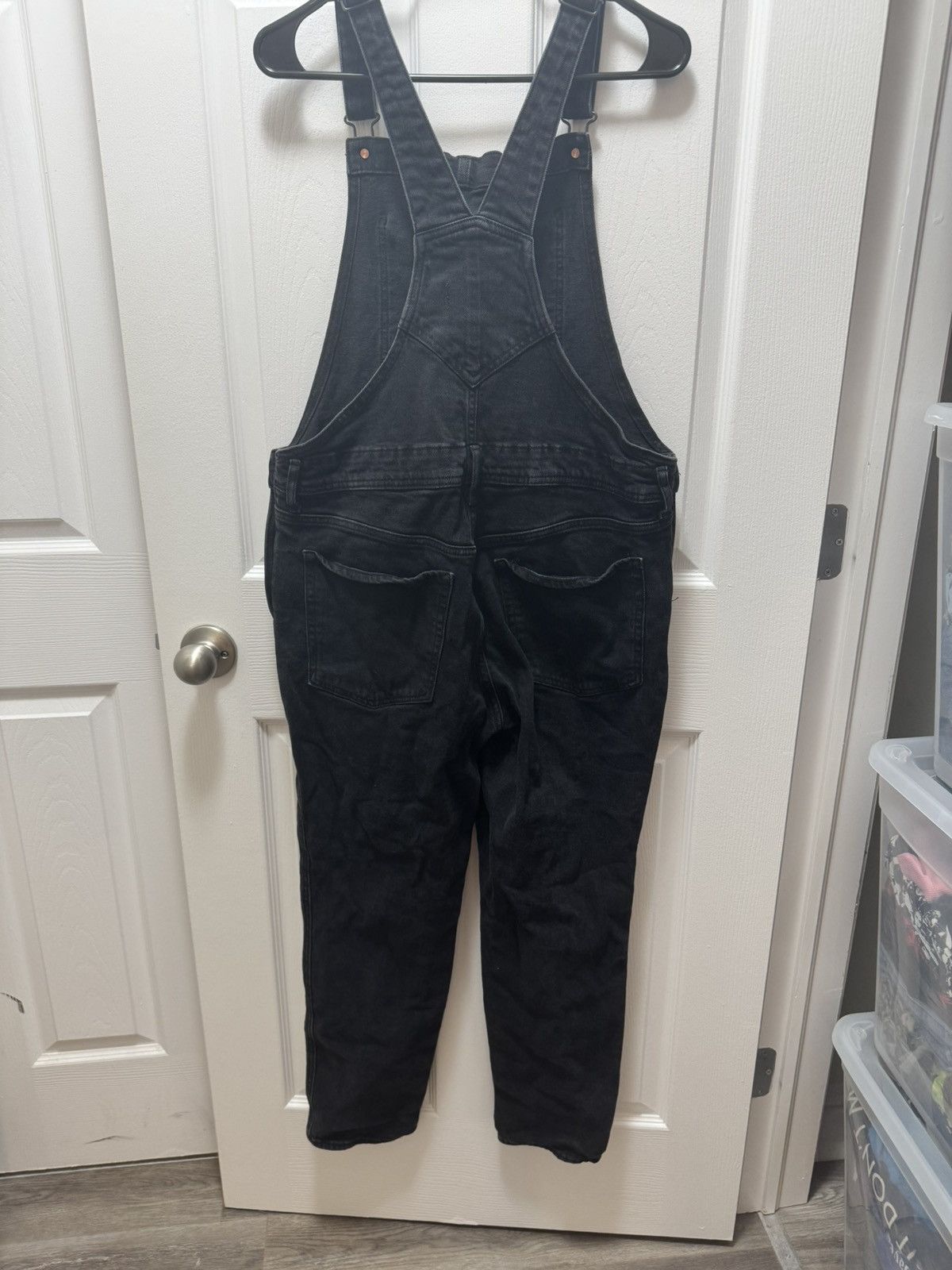 Old Navy Old Navy Black Distressed Overalls Vintage Faded Streetwear Size US 30 / EU 46 - 3 Thumbnail