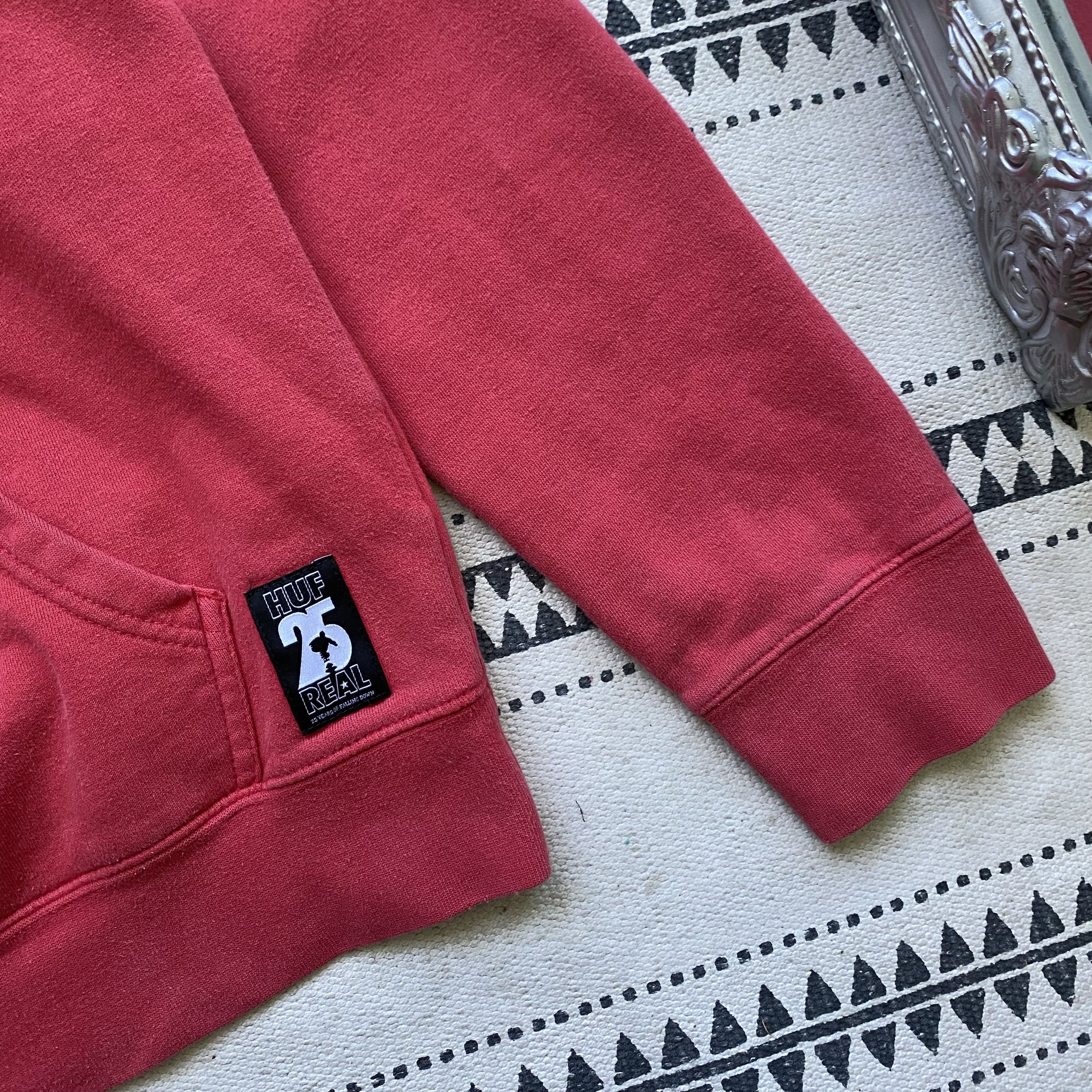 Hook-Ups 🛹 Vintage HUF Skateboards Hoodie center logo Size US M / EU 48-50 / 2 - 5 Thumbnail