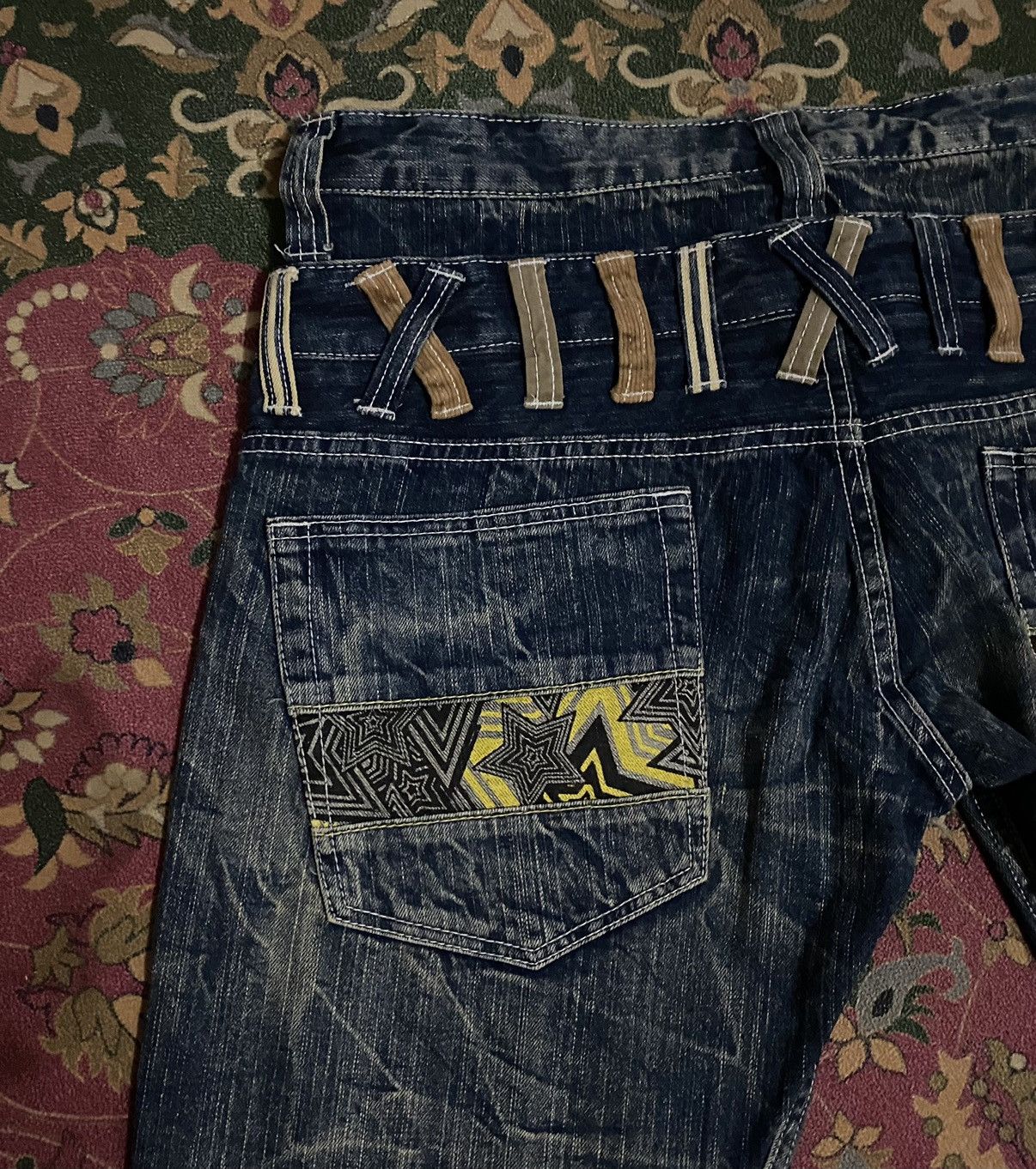 Hysteric Glamour Vintage Jack Serika Double Waist Lightning Style Size US 33 - 9 Thumbnail