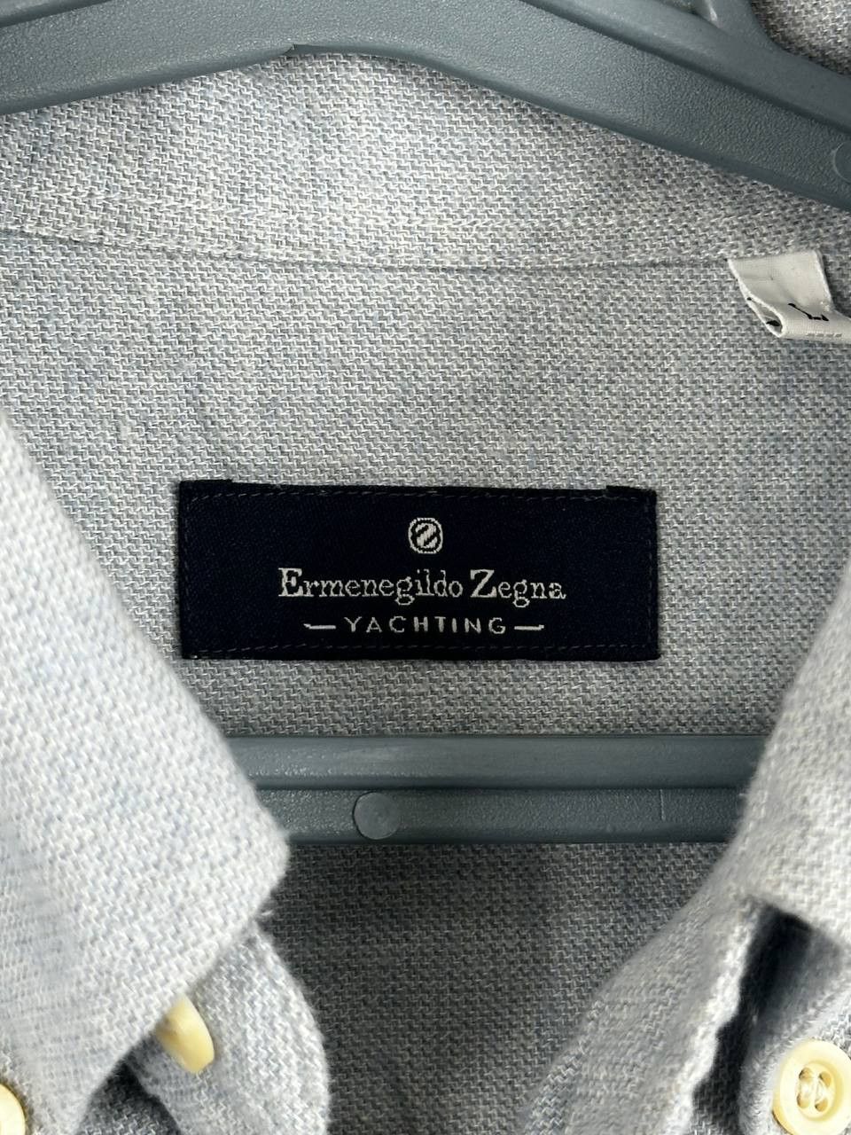 Ermenegildo Zegna Ermenegildo Zegna Yachting Blue Luxury Shirt Size XL Size US XL / EU 56 / 4 - 7 Thumbnail