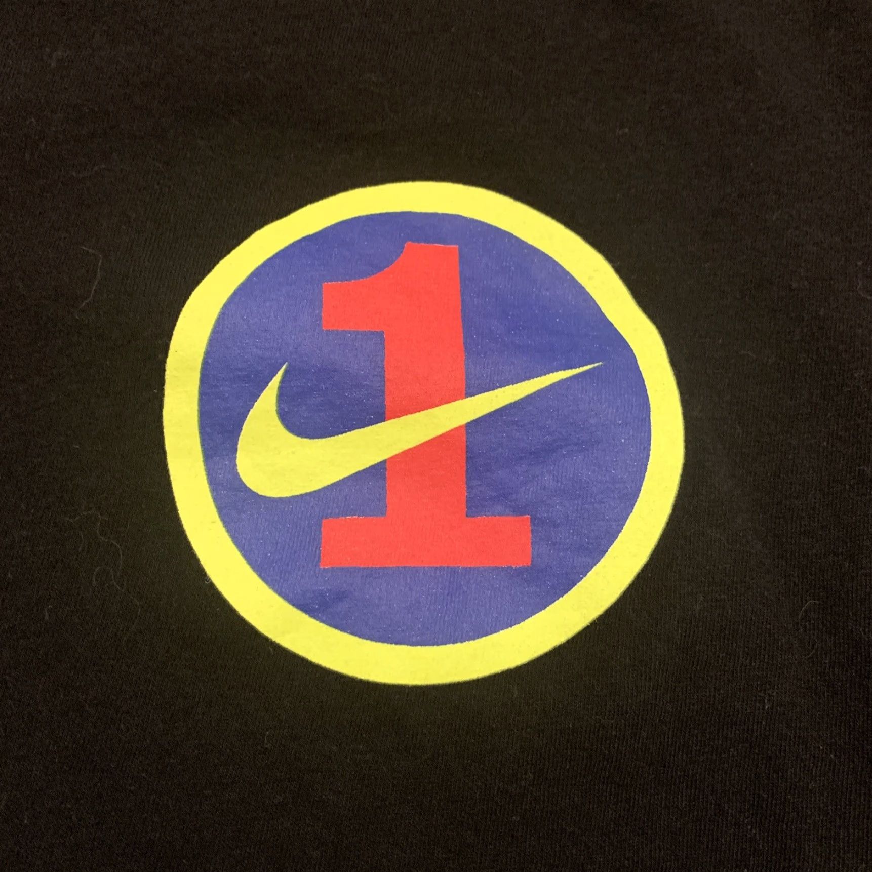 Nike VINTAGE Nike Shirt Men M Black Love Nike Air Force 1 Uptown Downtown Crush T Shirt 1990s Mens Size US M / EU 48-50 / 2 - 2 Thumbnail
