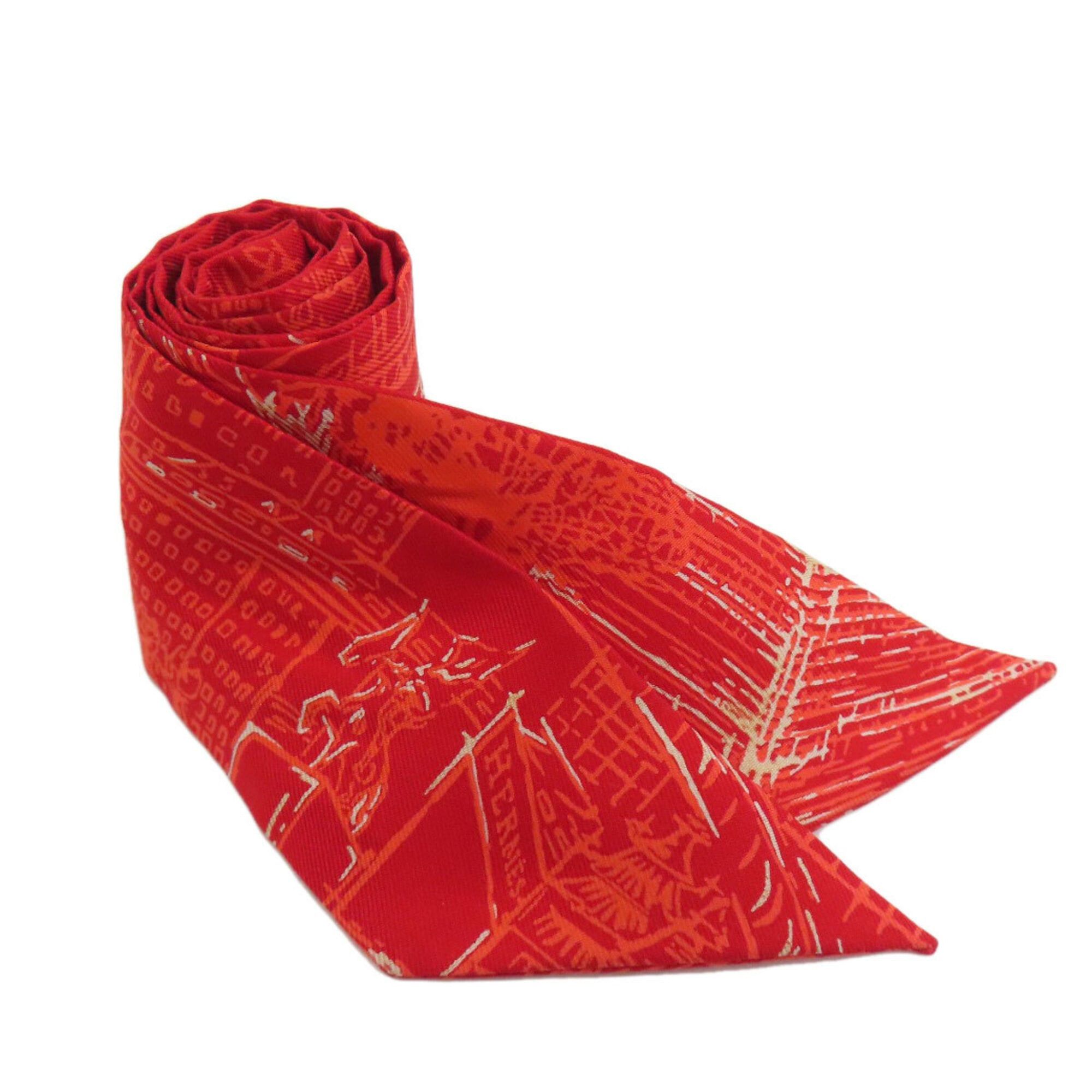 Hermes Hermes Twilly Scarf Muffler Silk Women's HERMES Size ONE SIZE - 1 Thumbnail