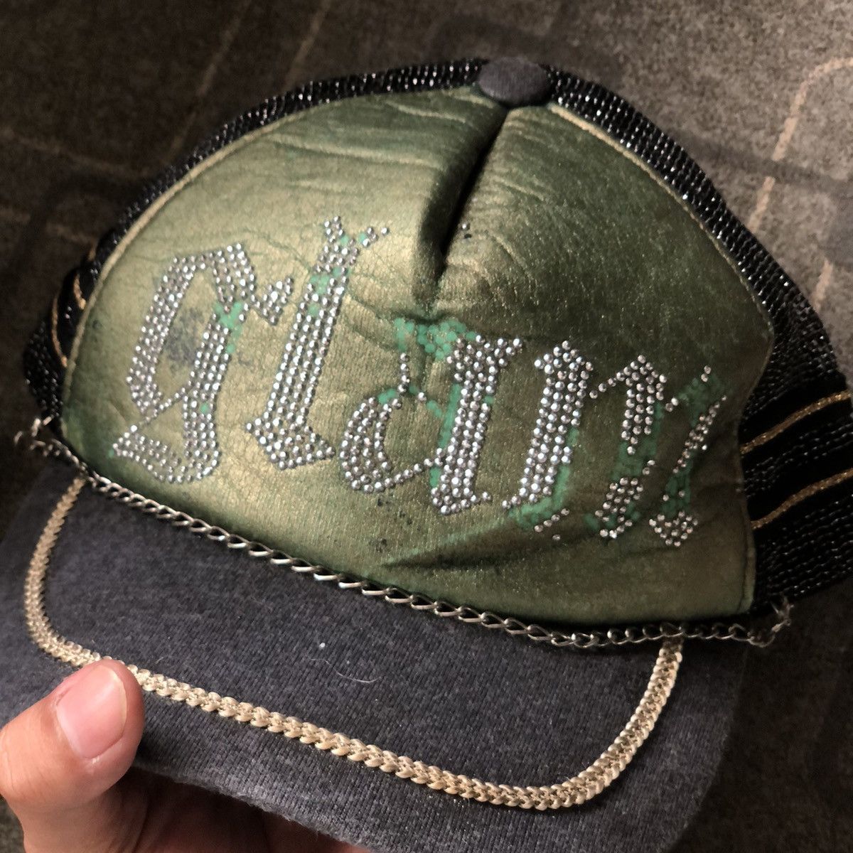 Japanese Brand Vintage Hysteric Glamour Gothic Y2K Trucker Hat Size ONE SIZE - 2 Thumbnail