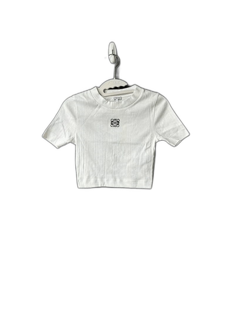 Loewe Loewe Embroidered Knit Short Sleeve Top-yf Size US XS / EU 42 / 0 - 1 Thumbnail