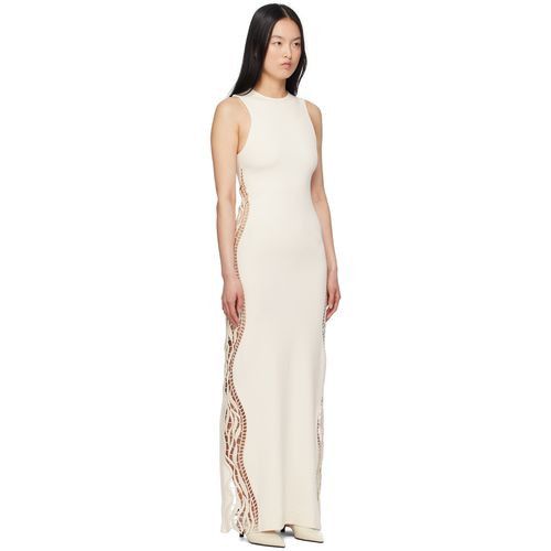 Jil Sander o1w1db10825 Sleeveless Dress in Beige Size M / US 6-8 / IT 42-44 - 4 Thumbnail