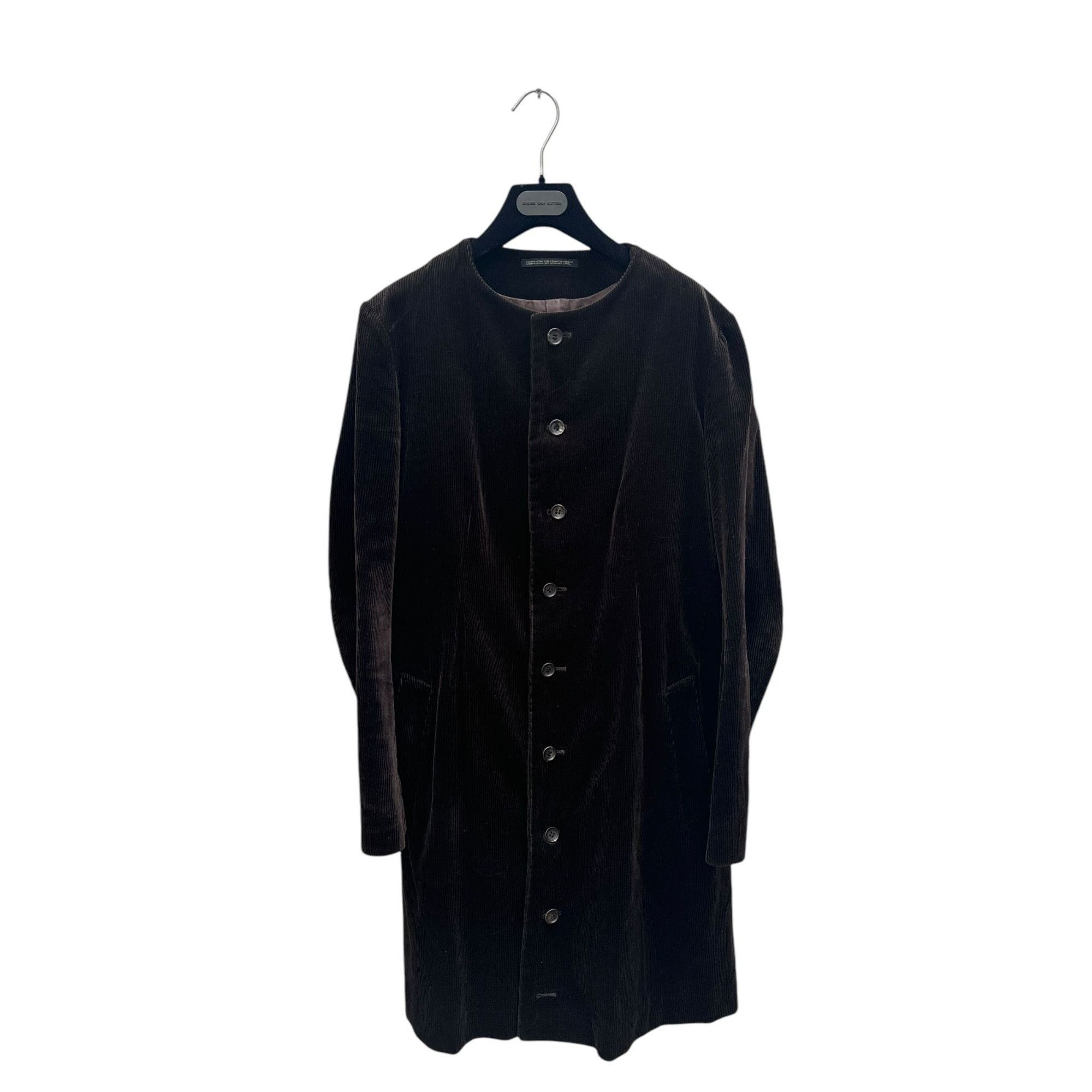 Yohji Yamamoto Brown Corduroy Coat Size M / US 6-8 / IT 42-44 - 1 Thumbnail