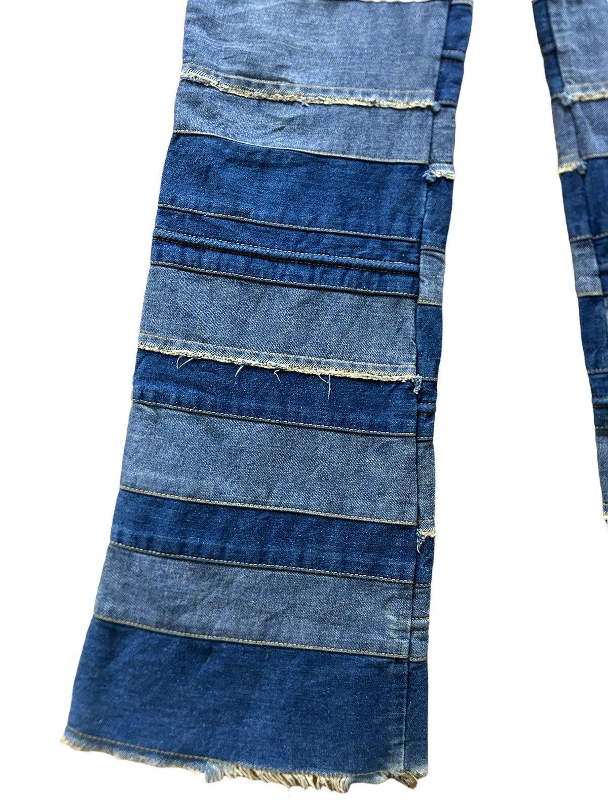 If Six Was Nine × Japanese Brand × Le Grande Bleu (L.G.B.) Vintage Ba-tsu Club Hagi Flared Jeans Size US 30 / EU 46 - 4 Thumbnail