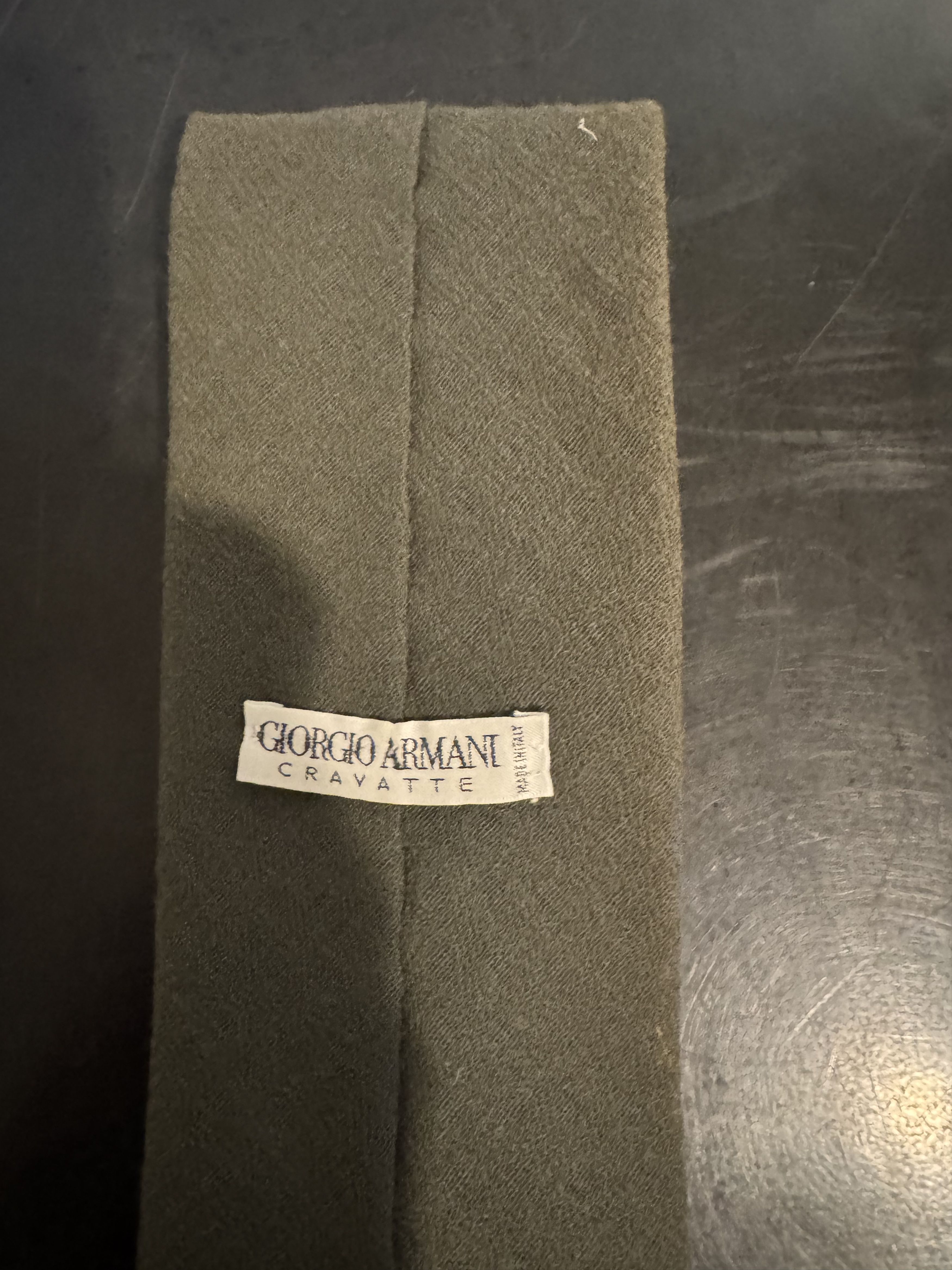 Giorgio Armani Georgio Armani Wool Tie Size ONE SIZE - 2 Thumbnail
