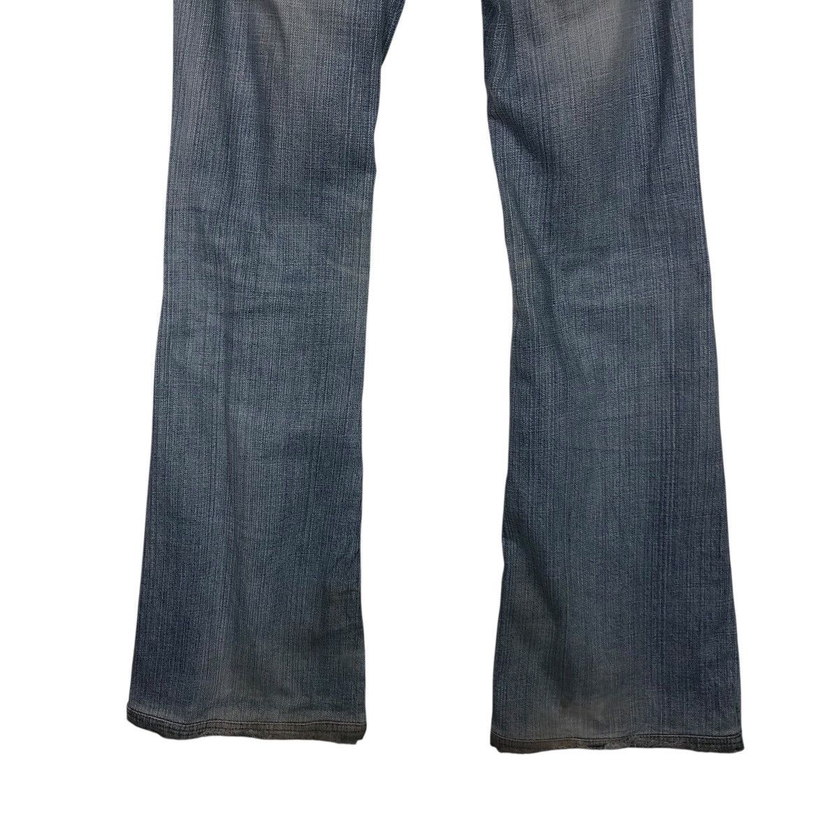 COOLA Distressed Washed Flare Jeans – Early 2000s