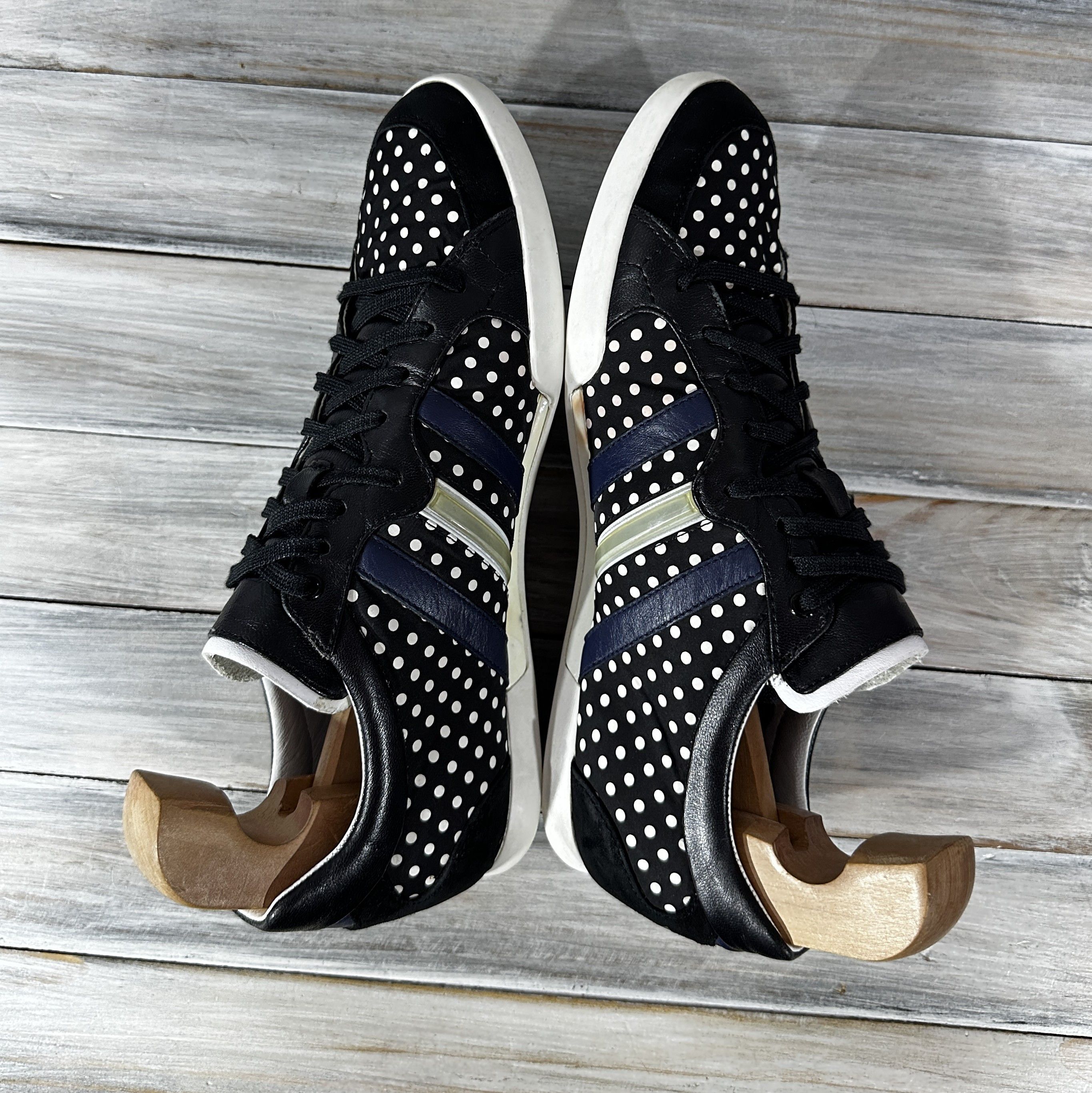 Adidas Yohji Yamamoto Adidas Leather Suede Sneakers Luxury Brand Size US 7.5 / IT 37.5 - 19 Thumbnail