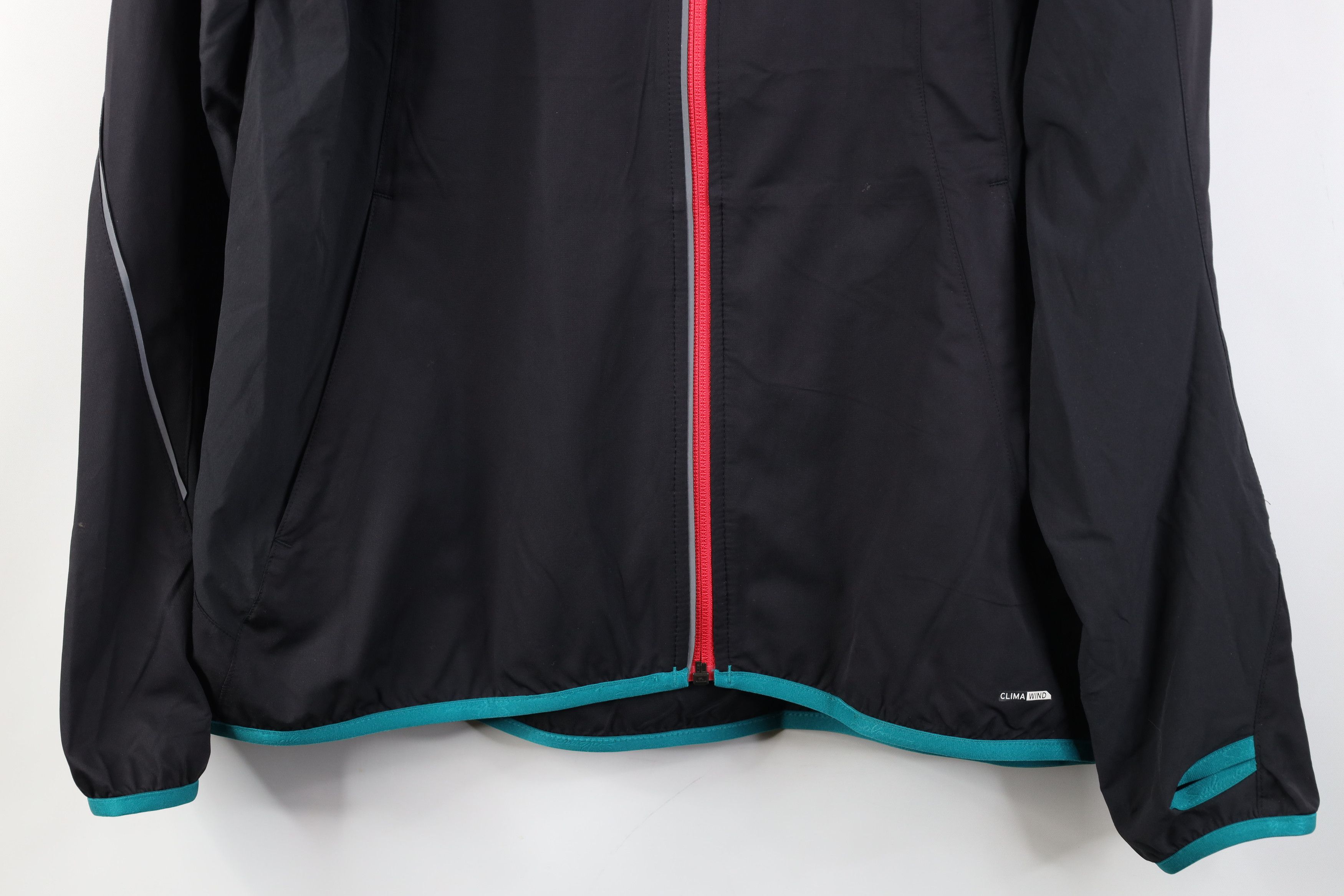 Salomon Salomon ClimaWind Full Zip Running Hiking Jacket Black Size L / US 10 / IT 46 - 3 Thumbnail