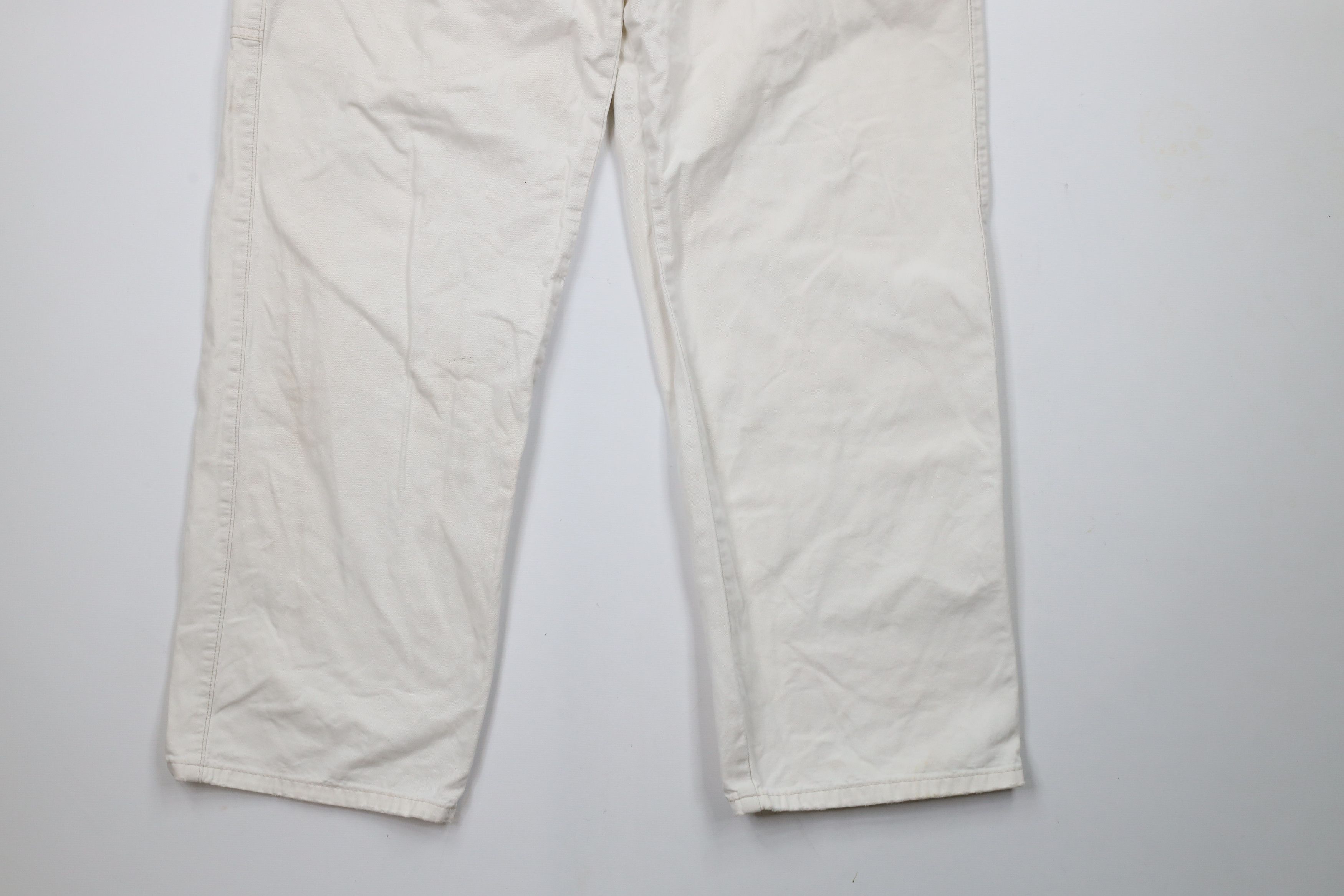 Levi's × Vintage Vintage Y2K 2000 Levis Wide Leg Carpenter Dungaree Pants Size US 36 / EU 52 - 4 Thumbnail