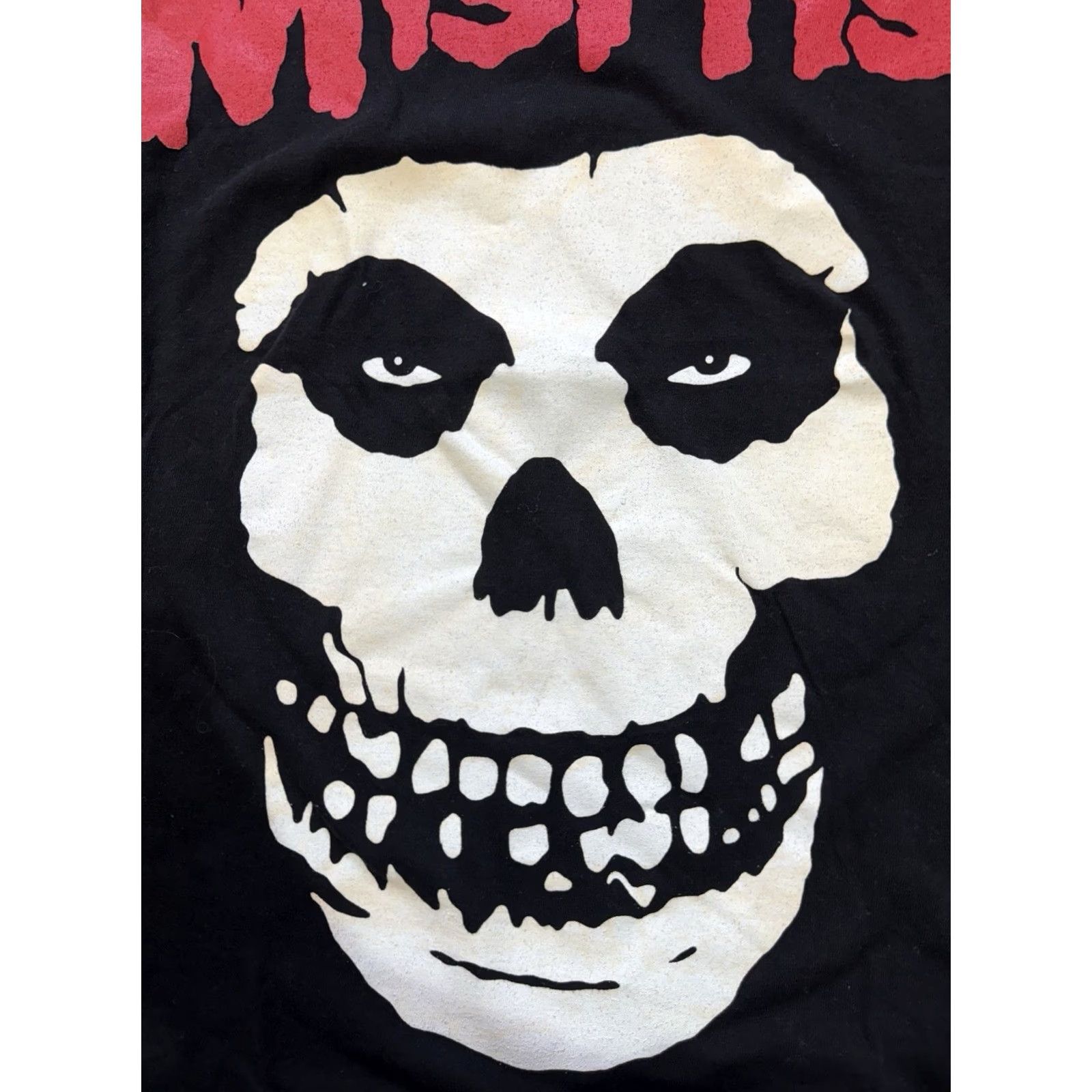 Vintage Misfits Band T-Shirt Black Skull Crimson Ghost Logo Punk Rock Tee XL Unisex Adults Short Sleeve Shirt Men Women Size US XL / EU 56 / 4 - 6 Thumbnail