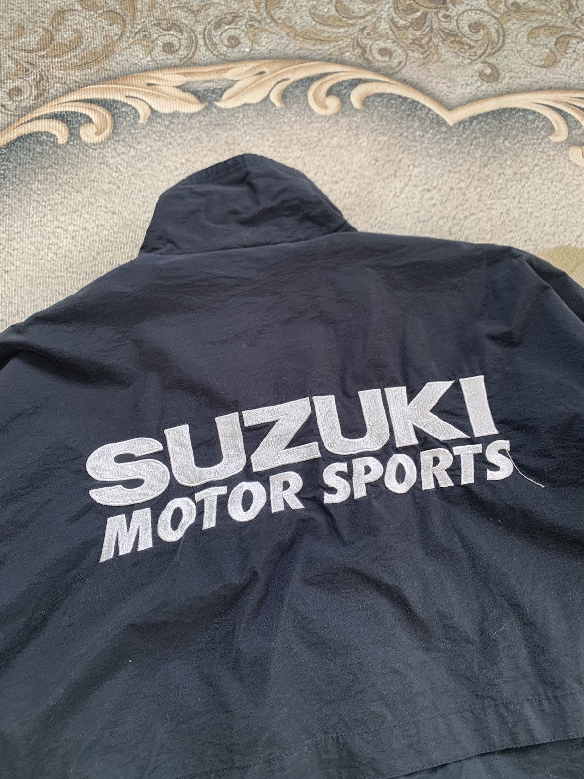Japanese Brand Vtg Suzuki MotorSports Big Logo Embroidered Jacket Size US L / EU 52-54 / 3 - 10 Thumbnail