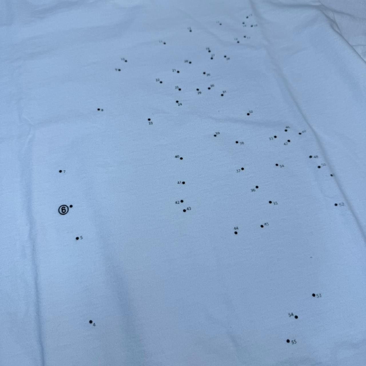 Maison Margiela Maison Margiela MM6 Connect The Dots T-Shirt y2k White Tee Size US M / EU 48-50 / 2 - 5 Thumbnail