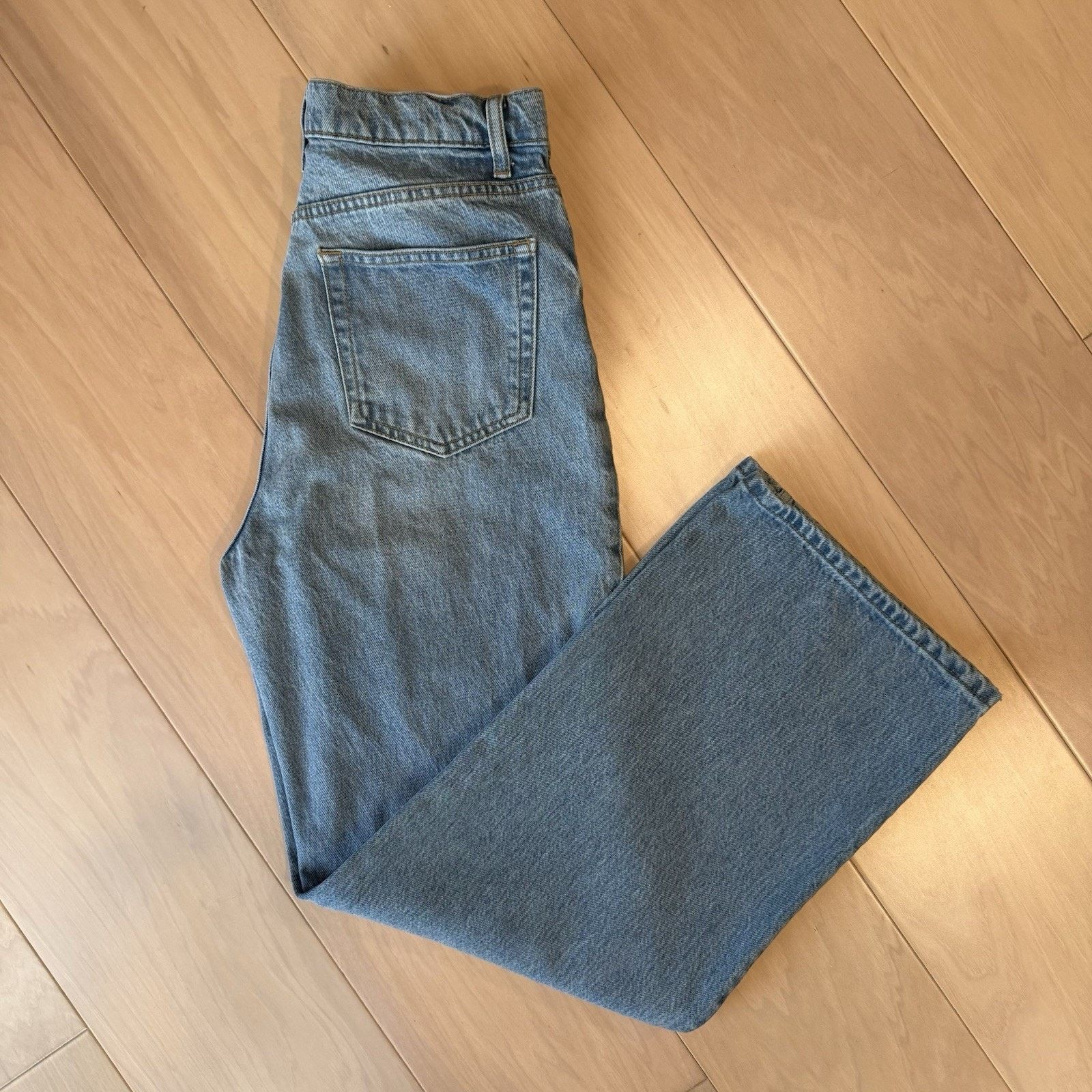 Reformation Reformation Wilder High Rise Wide Leg Cropped Jeans W 28 Size 28" / US 6 / IT 42 - 2 Thumbnail