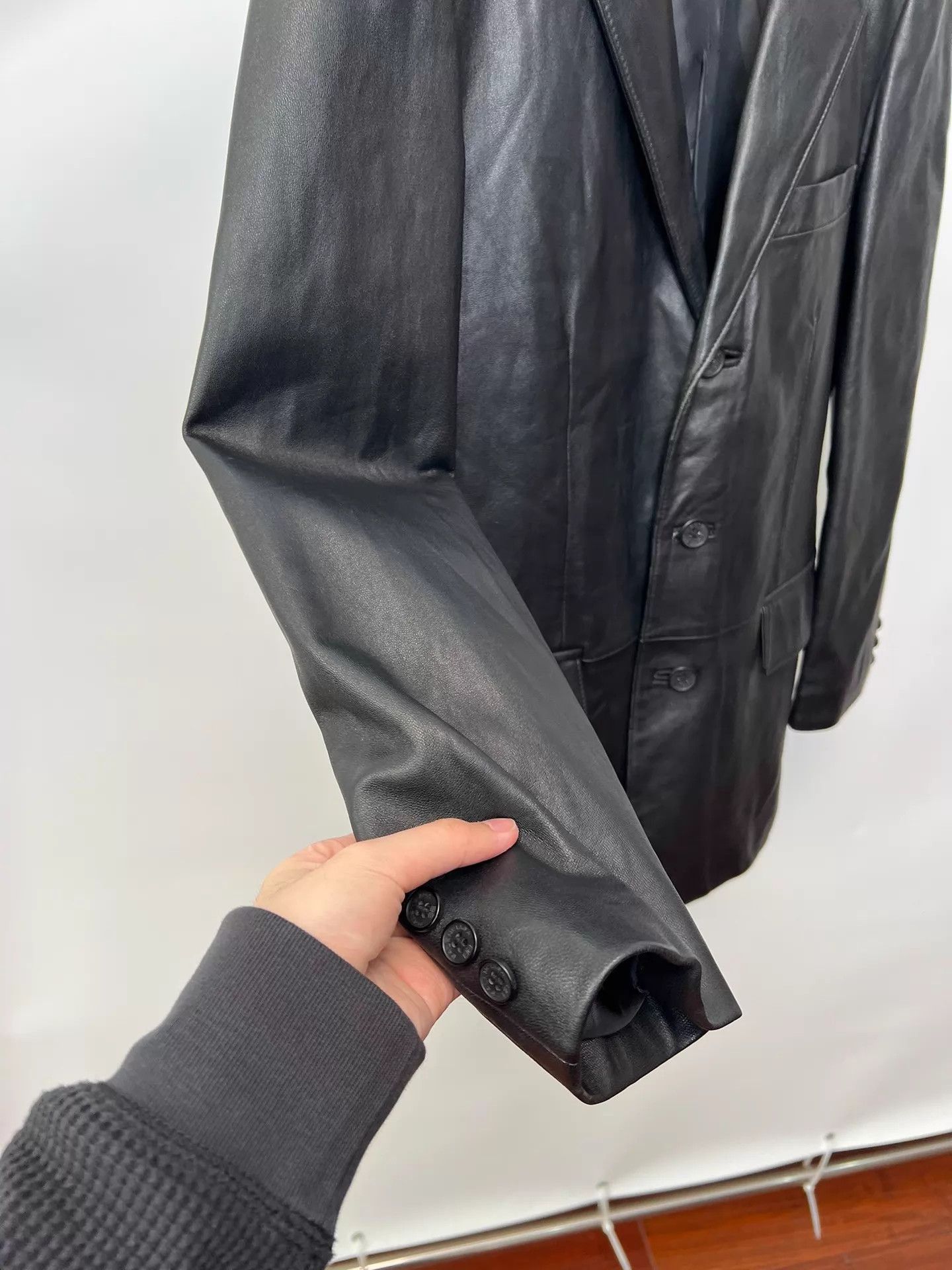Balenciaga Balenciaga Vintage Sheepskin Tailored Blazer Size 3 Size US L / EU 52-54 / 3 - 4 Thumbnail