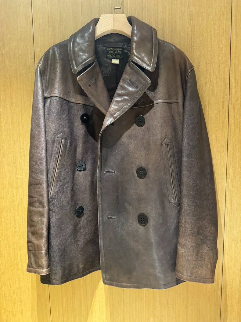RRL Ralph Lauren RRL Double RL Navy 740 Leather Jacket Size US M / EU 48-50 / 2 - 1 Thumbnail