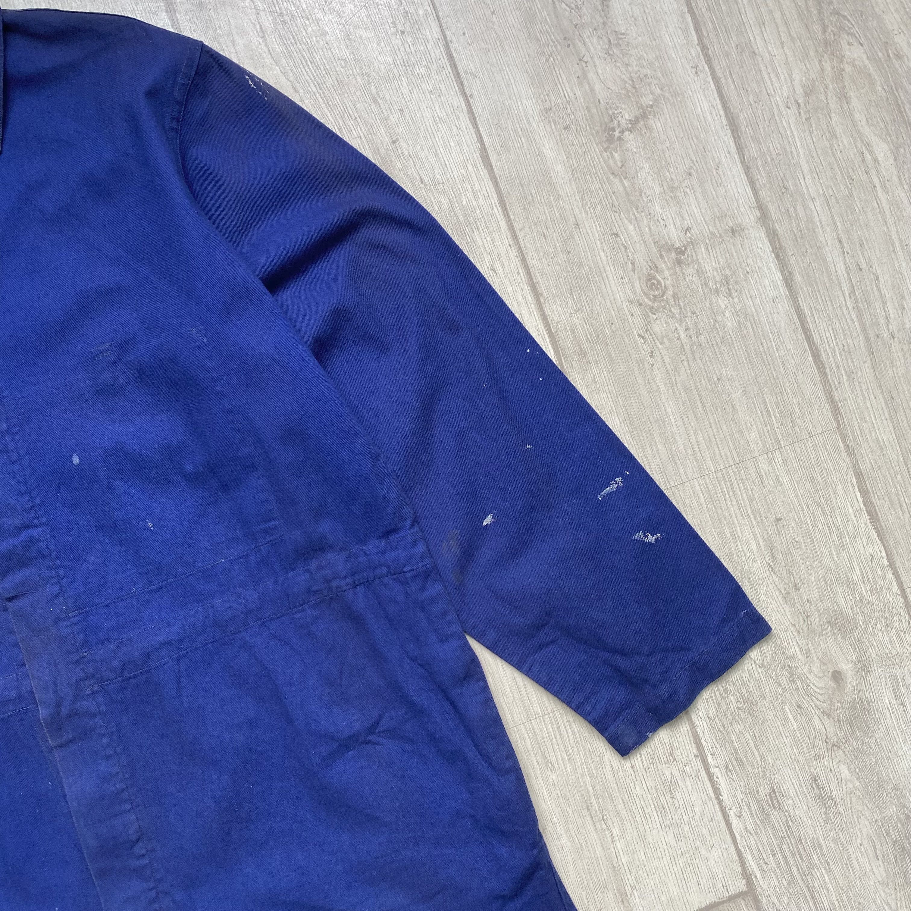 Vetra ⚙️ Vintage Faded Sanfor Worker French Coverall Le Laboureur Size US 32 / EU 48 - 11 Thumbnail