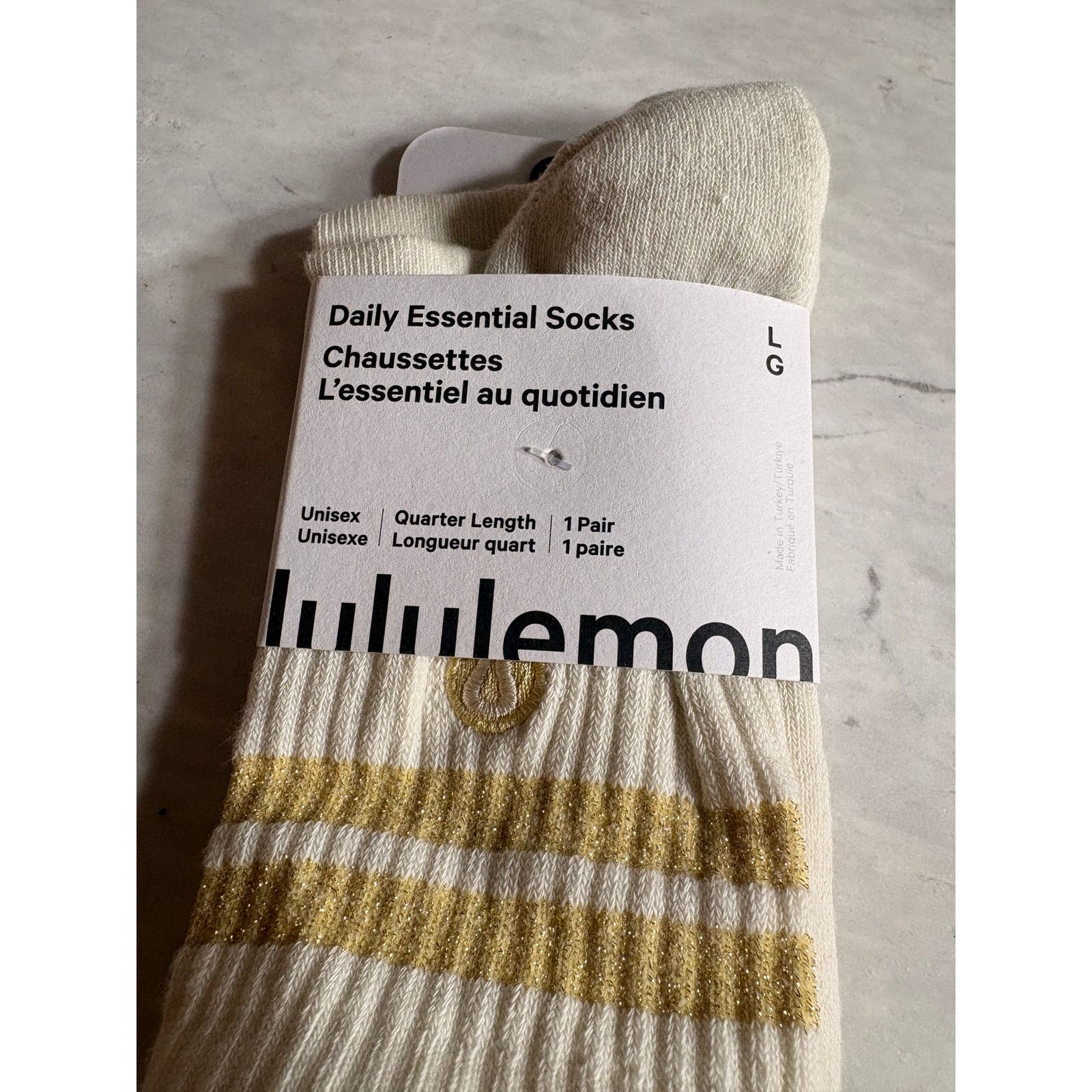 Lululemon NWT Lululemon Daily Essential Socks Sz L Size ONE SIZE - 2 Thumbnail