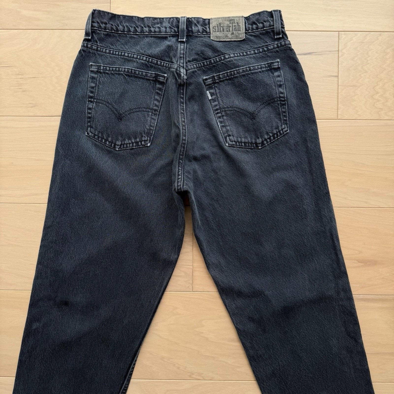 Levi's × Vintage Vintage Levis Silver Tab Jeans 31 Black 90s Baggy Denim Size US 31 - 7 Thumbnail