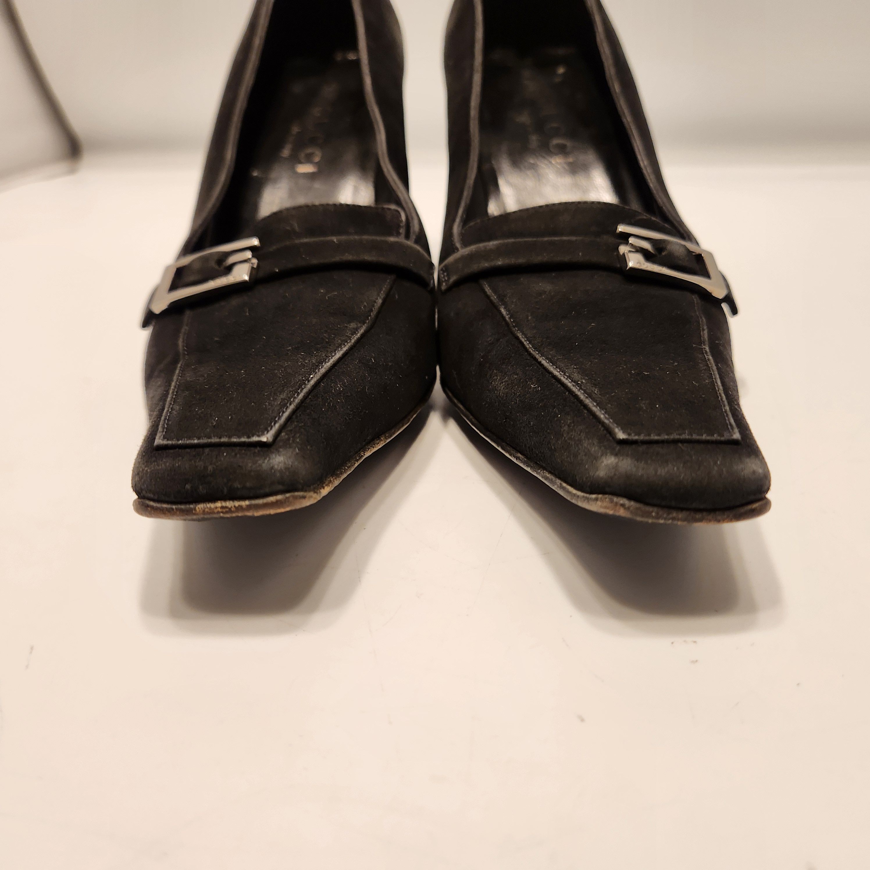 Gucci GUCCI Suede Pumps Size US 4.5 / IT 34.5 - 9 Thumbnail