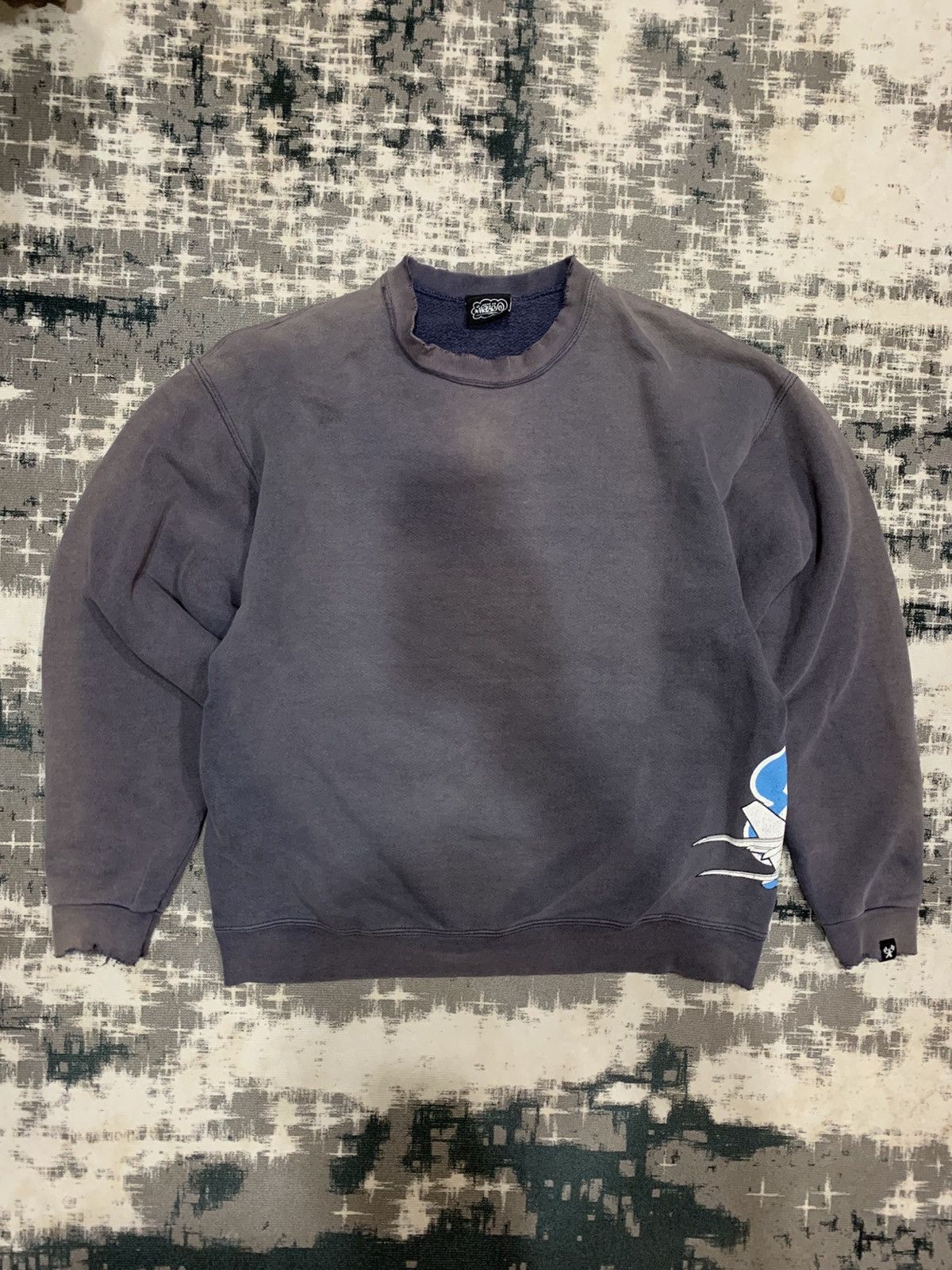 Haze 90’s Eric Haze Aeroplane Graffiti Sweatshirt Distress Faded Size US L / EU 52-54 / 3 - 1 Thumbnail