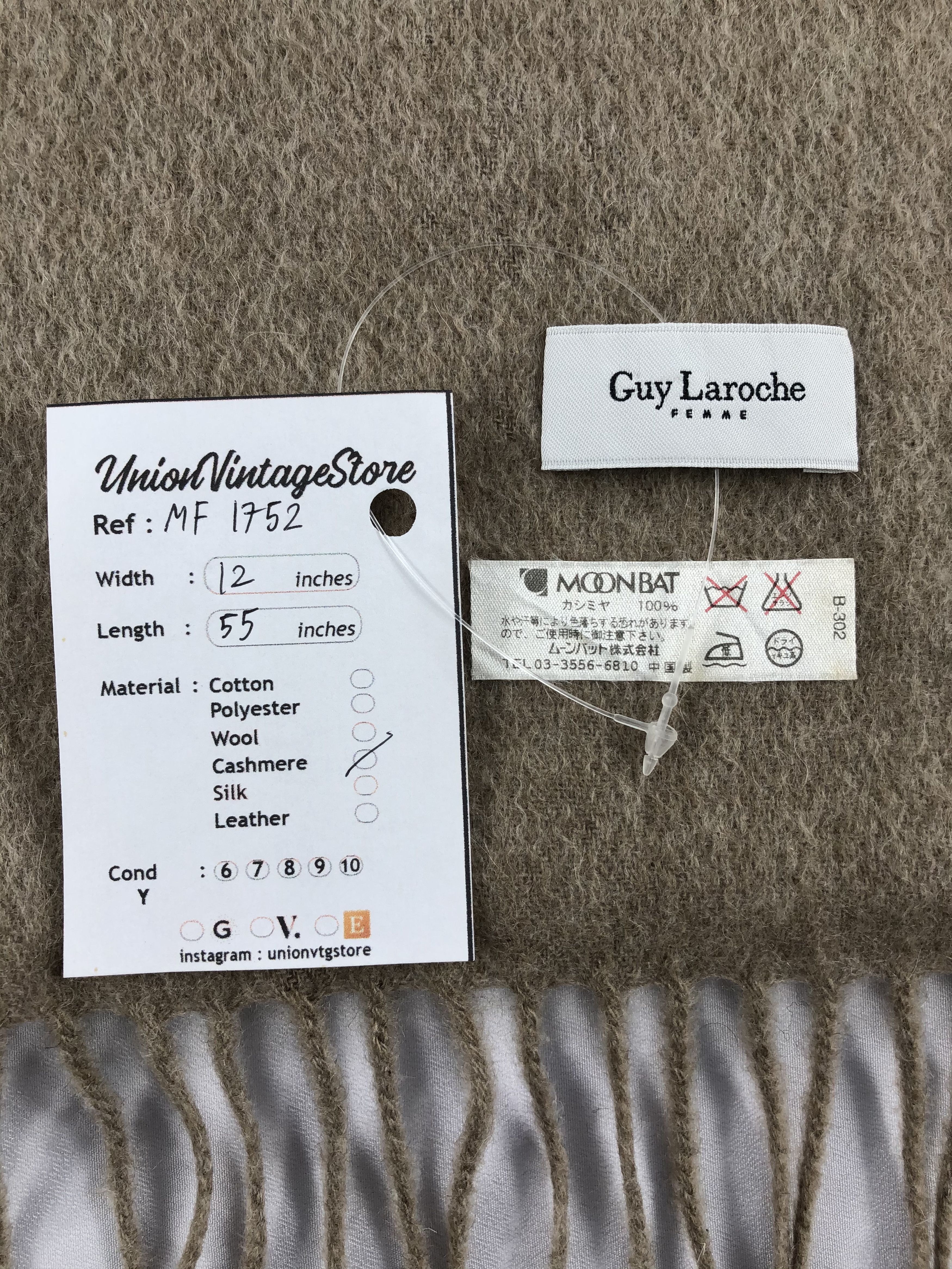 Guy Laroche Vintage Guy Laroche Scarf/Muffler/Neckwear MF1752 Size ONE SIZE - 5 Thumbnail