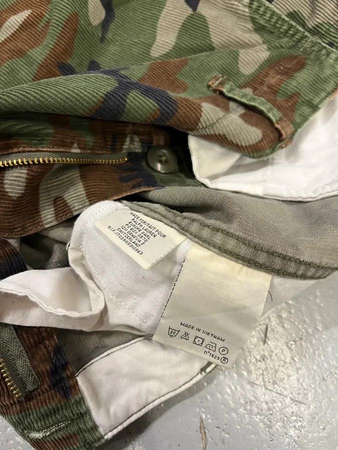 Polo Ralph Lauren Ralph Lauren Denim & Supply Corduroy Camo Cargo Pants Size US 33 - 14 Thumbnail