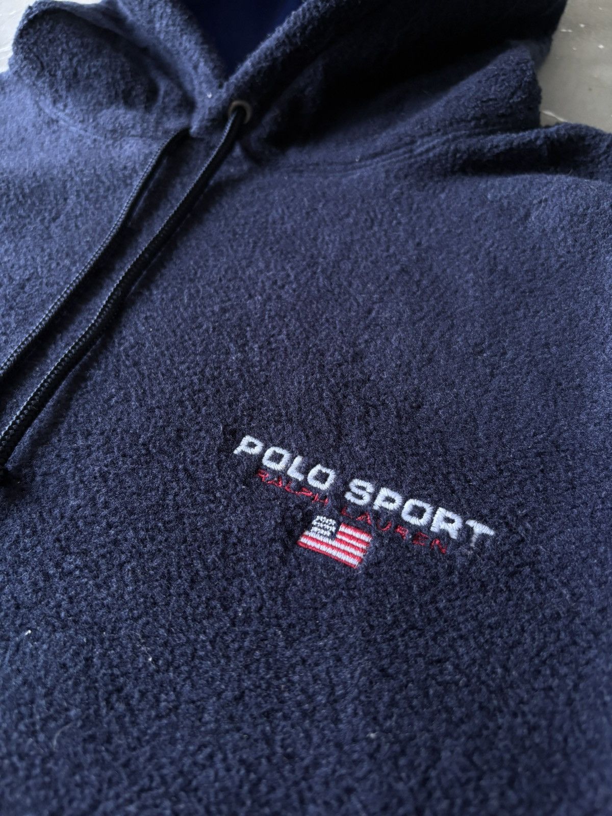 Polo Ralph Lauren Vintage Polo Sport Ralph Lauren Fleece Hoodie Sweatshirt Size US M / EU 48-50 / 2 - 3 Thumbnail