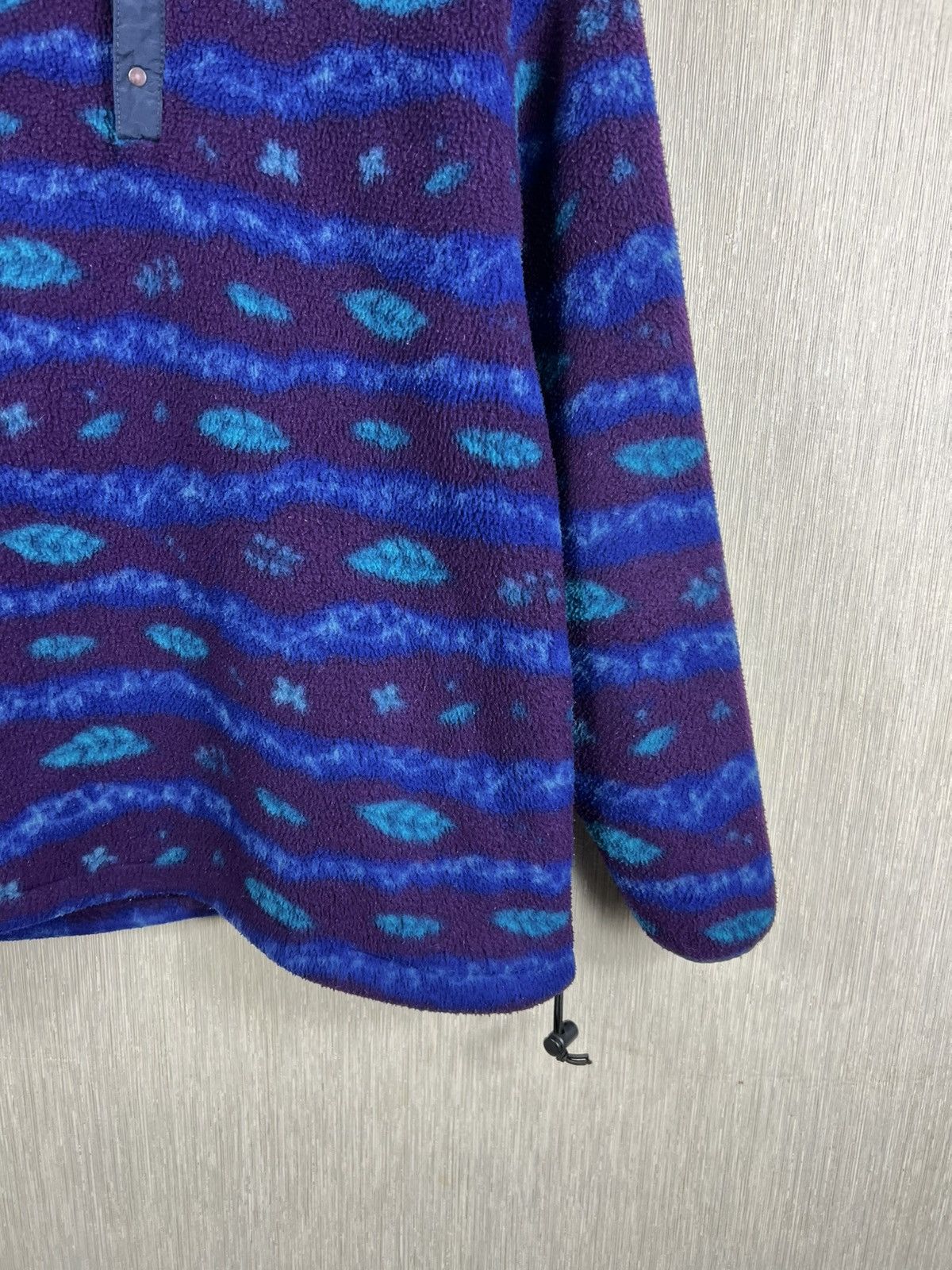 L.L. Bean Vintage L.L. Bean 90s synchilla leaf patterned retro fleece Size US M / EU 48-50 / 2 - 6 Thumbnail