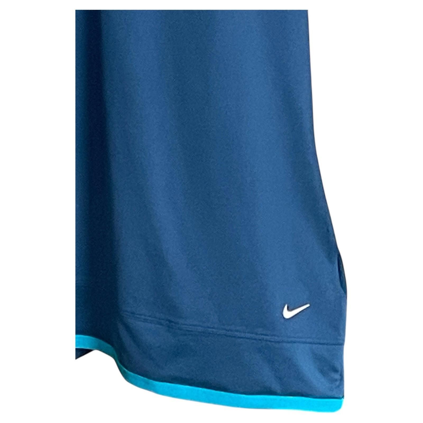 Nike Nike Golf Dri-FIT Women’s XL Blue Micro Pique Polo Shirt Size XL / US 12-14 / IT 48-50 - 7 Thumbnail