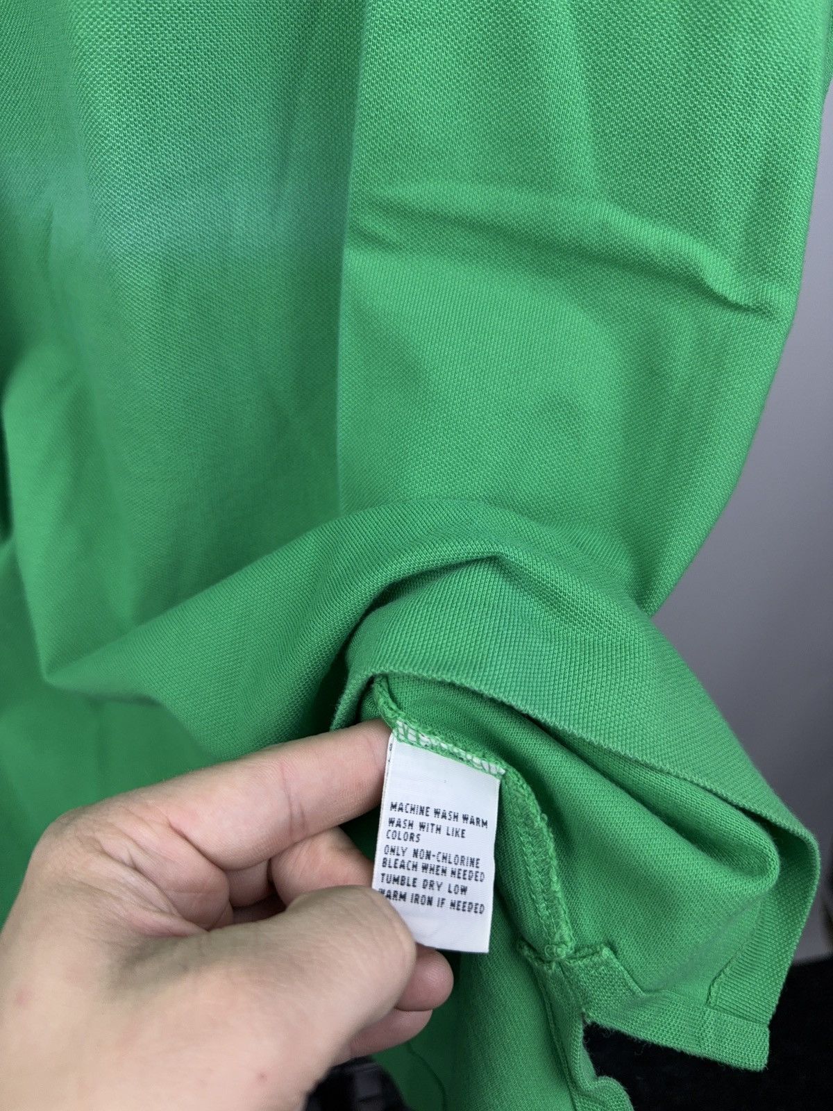 Polo Ralph Lauren Luxury Vintage Retro 90s Ralph Lauren Polo green polos Size US L / EU 52-54 / 3 - 8 Thumbnail