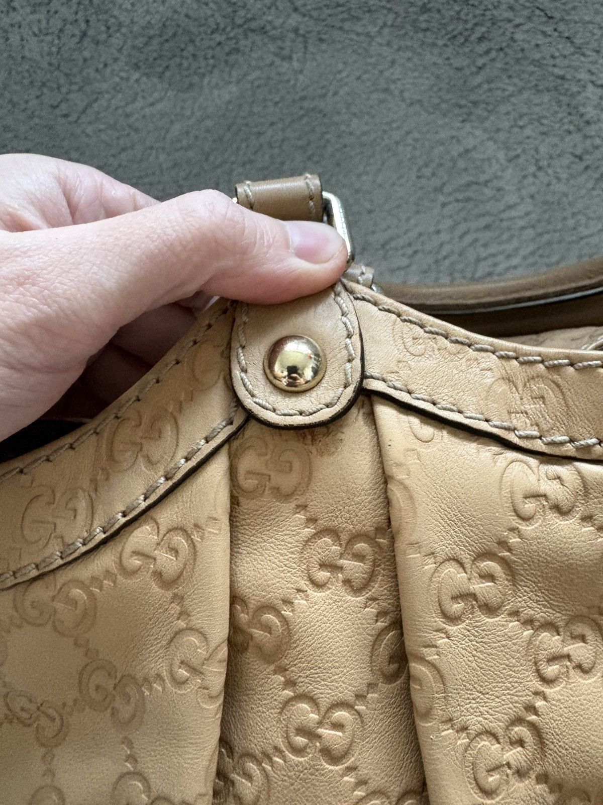 Gucci Sac a main gucci sukey guccissima beige Size ONE SIZE - 12 Thumbnail