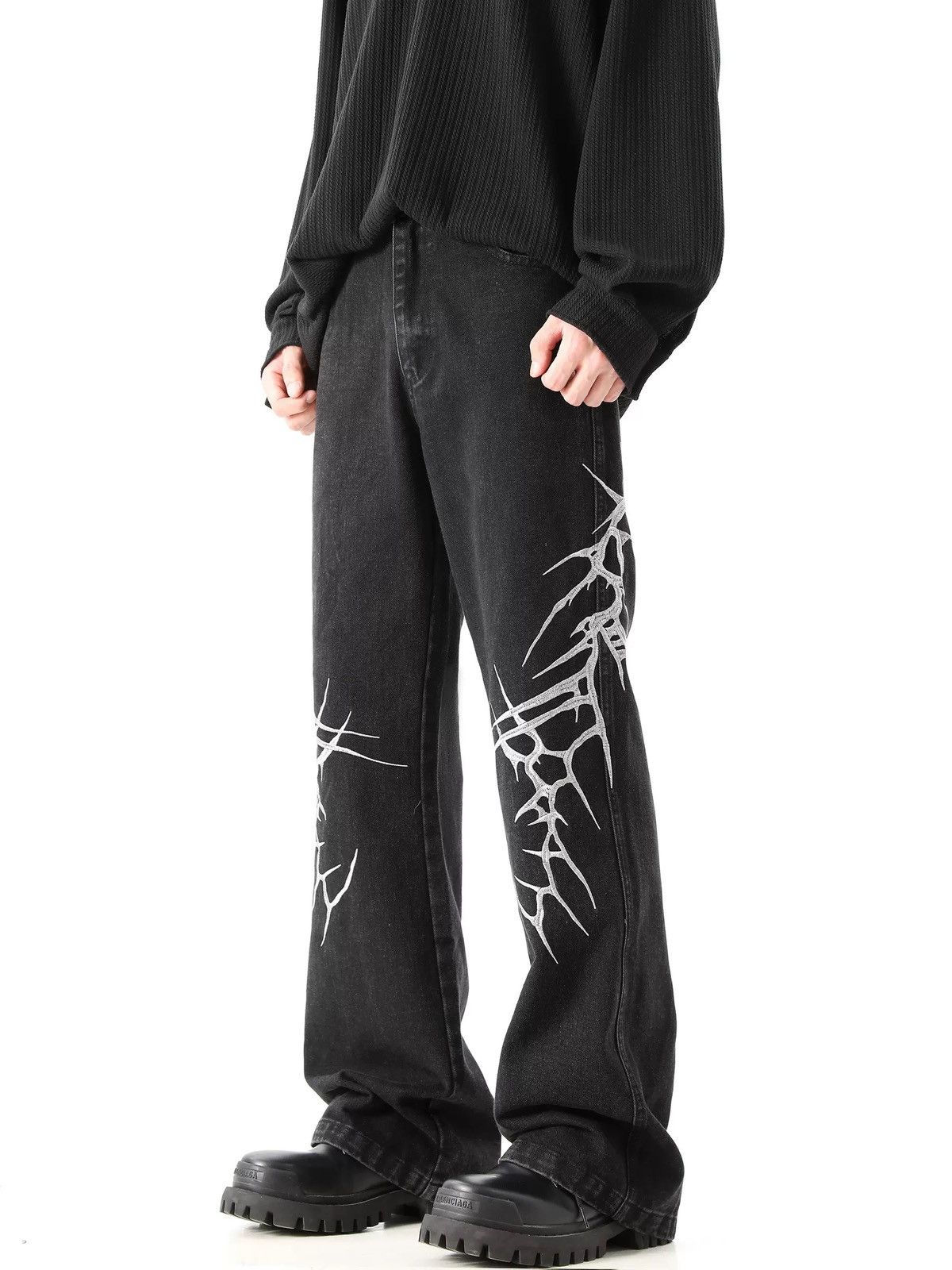 Japanese Brand × Vintage Retro punk pants Size US 31 - 4 Thumbnail