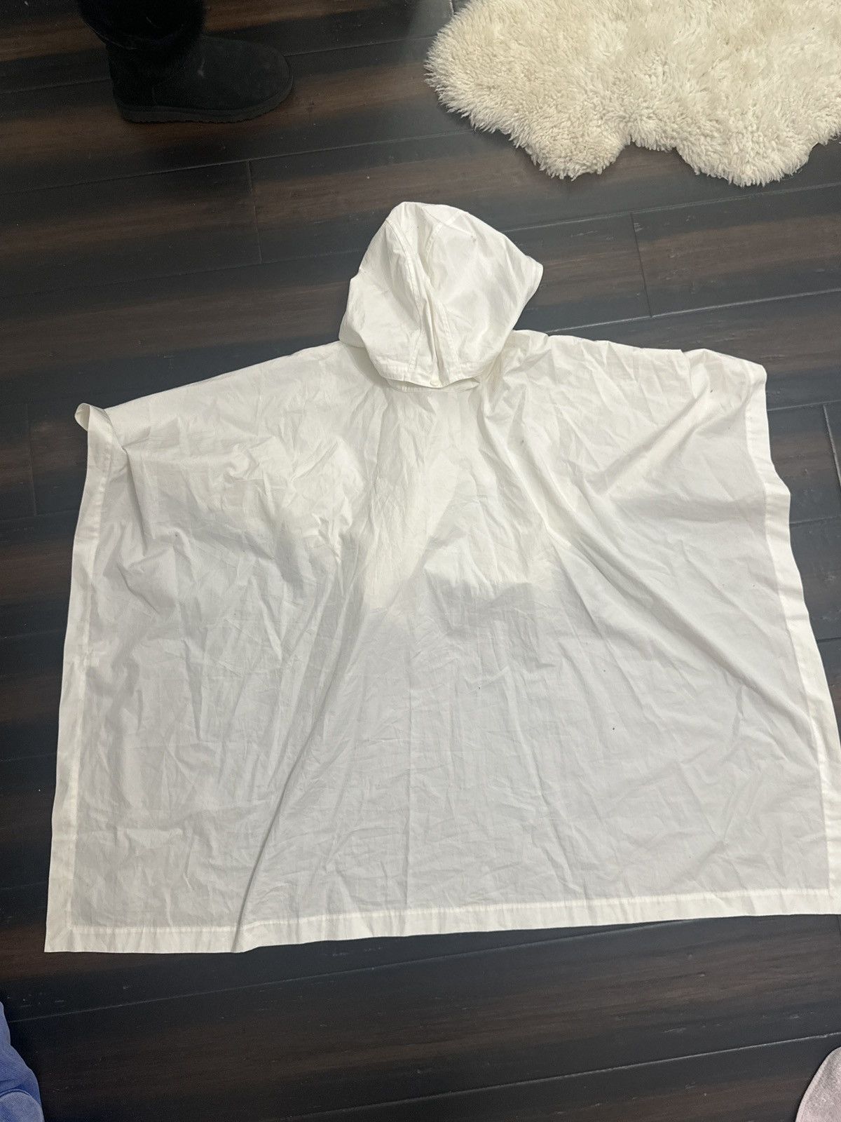 Lemaire × Uniqlo UNIQLO X LEMAIRE white hooded poncho Size US S / EU 44-46 / 1 - 2 Thumbnail