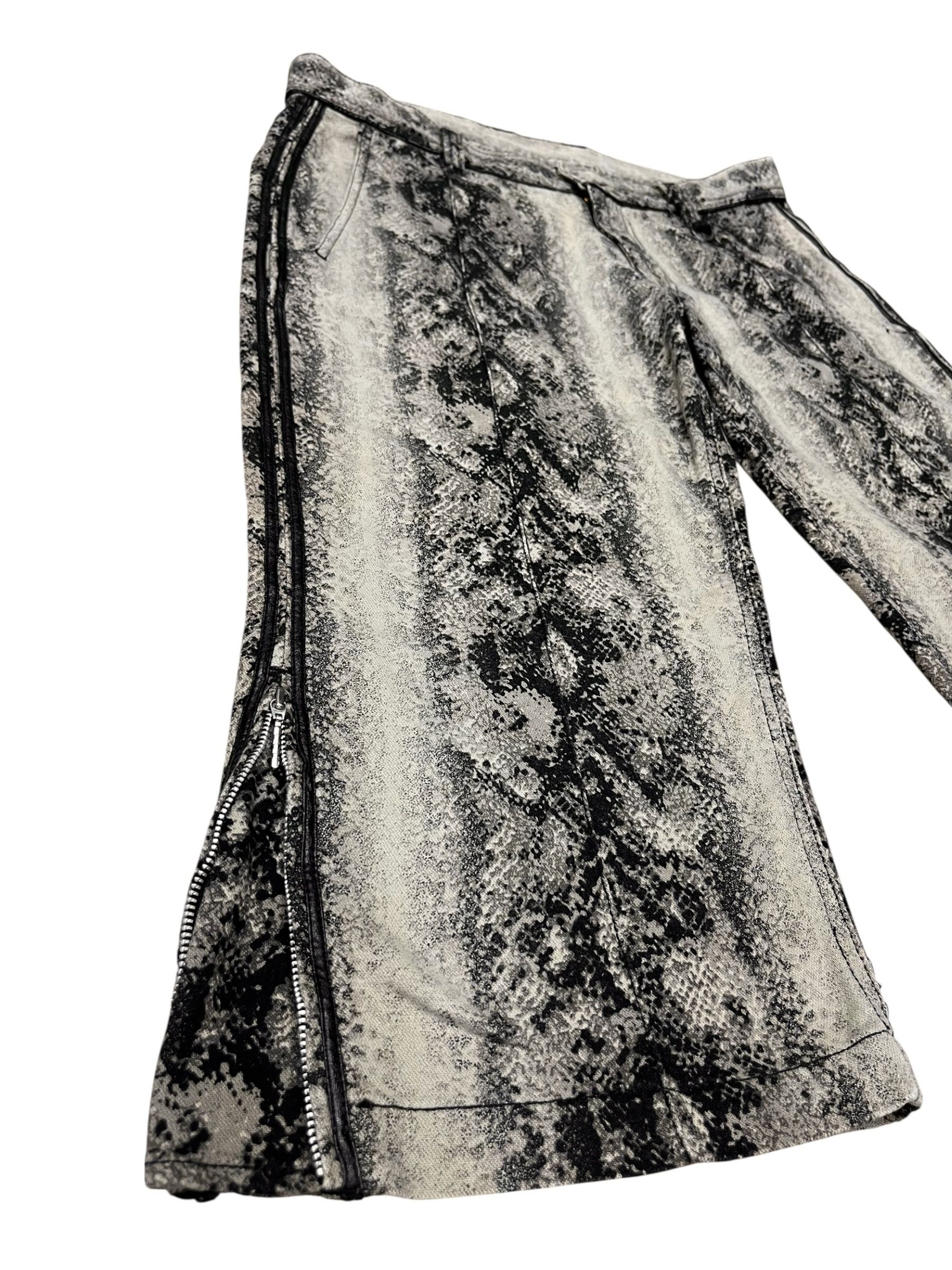Nicole Club RARE🔥Vintage Nicole Club Snake Skin Python Print 3/4 Pants Size US 32 / EU 48 - 5 Thumbnail