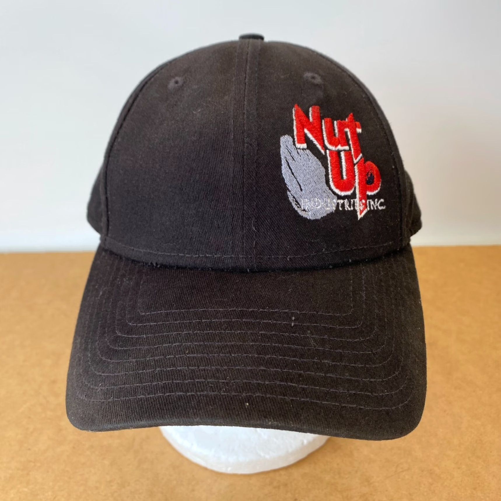New Era VINTAGE Nut Up Industries Inc Strapback Hat 9FORTY New Era Black One Size Size ONE SIZE - 5 Thumbnail