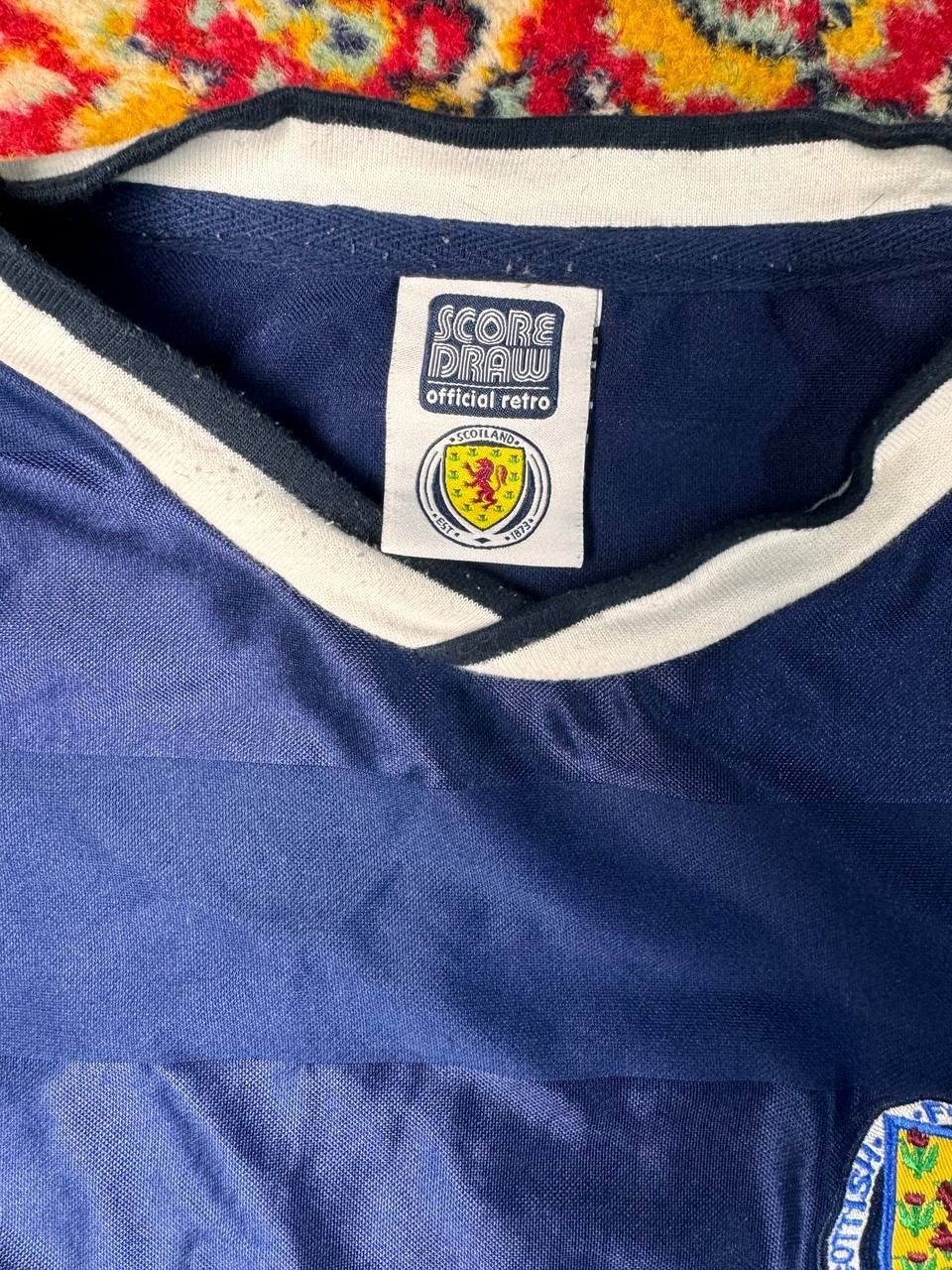 Vintage SCOTLAND 1984/1985/1986 HOME FOOTBALL SHIRT JERSEY Size US XL / EU 56 / 4 - 3 Thumbnail