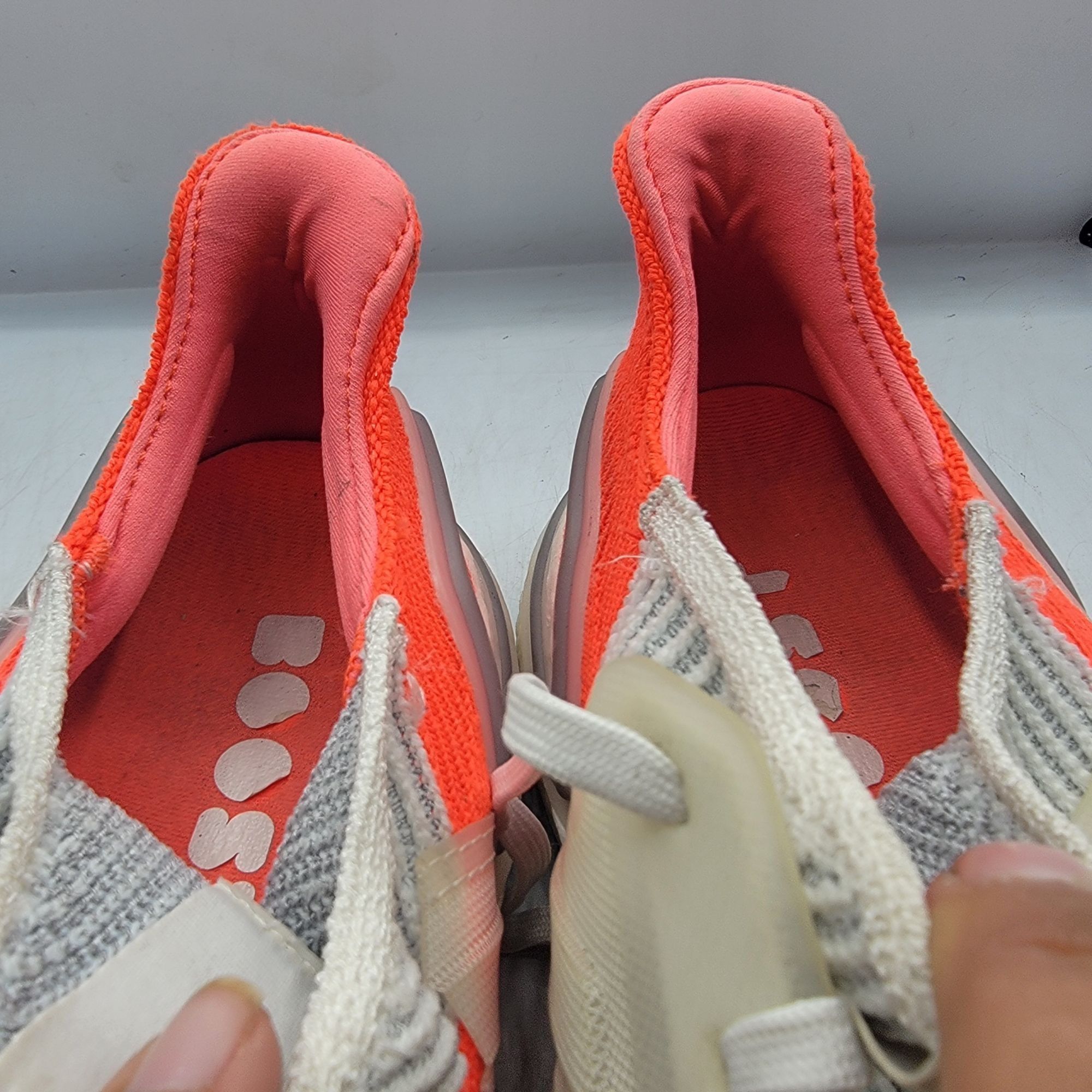 Adidas Adidas Ultraboost 19 Mens 14 White Orange Sneaker Shoes Athl Size US 14 / EU 47 - 10 Thumbnail