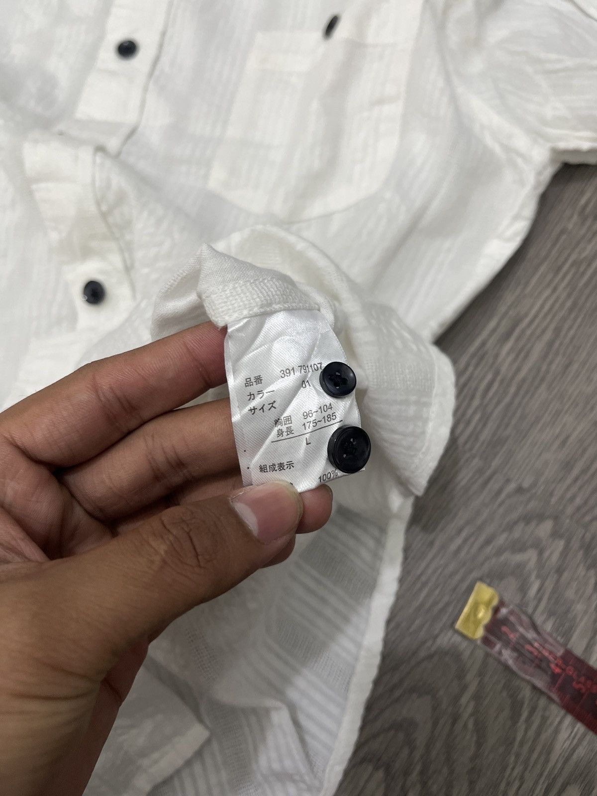 Japanese Brand Semanticdesign long-sleeved shirt Size US L / EU 52-54 / 3 - 8 Thumbnail