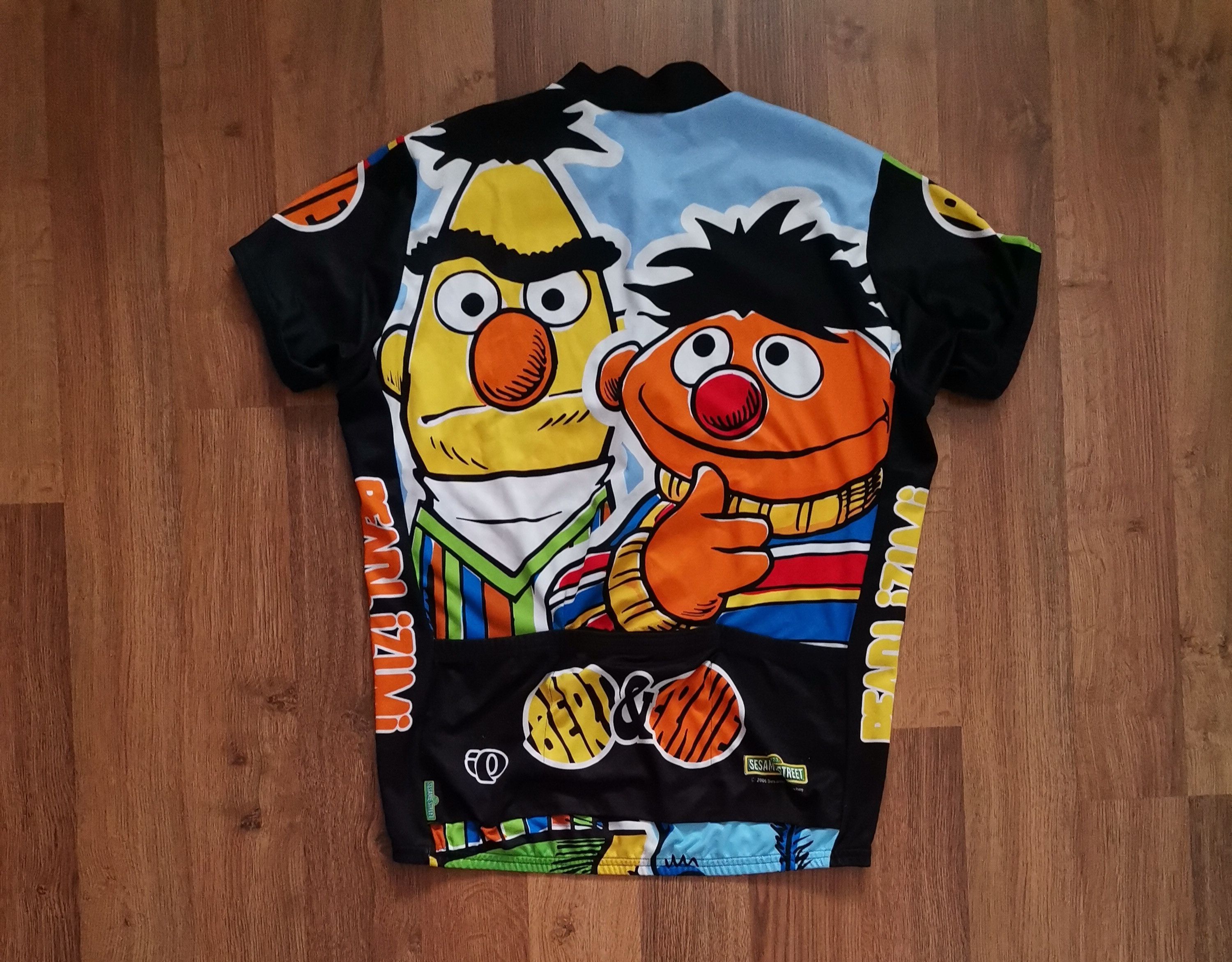 PEARL iZUMi Vintage Pearl Izumi x Sesame Street 2006 Cycling Jersey Size US L / EU 52-54 / 3 - 4 Thumbnail