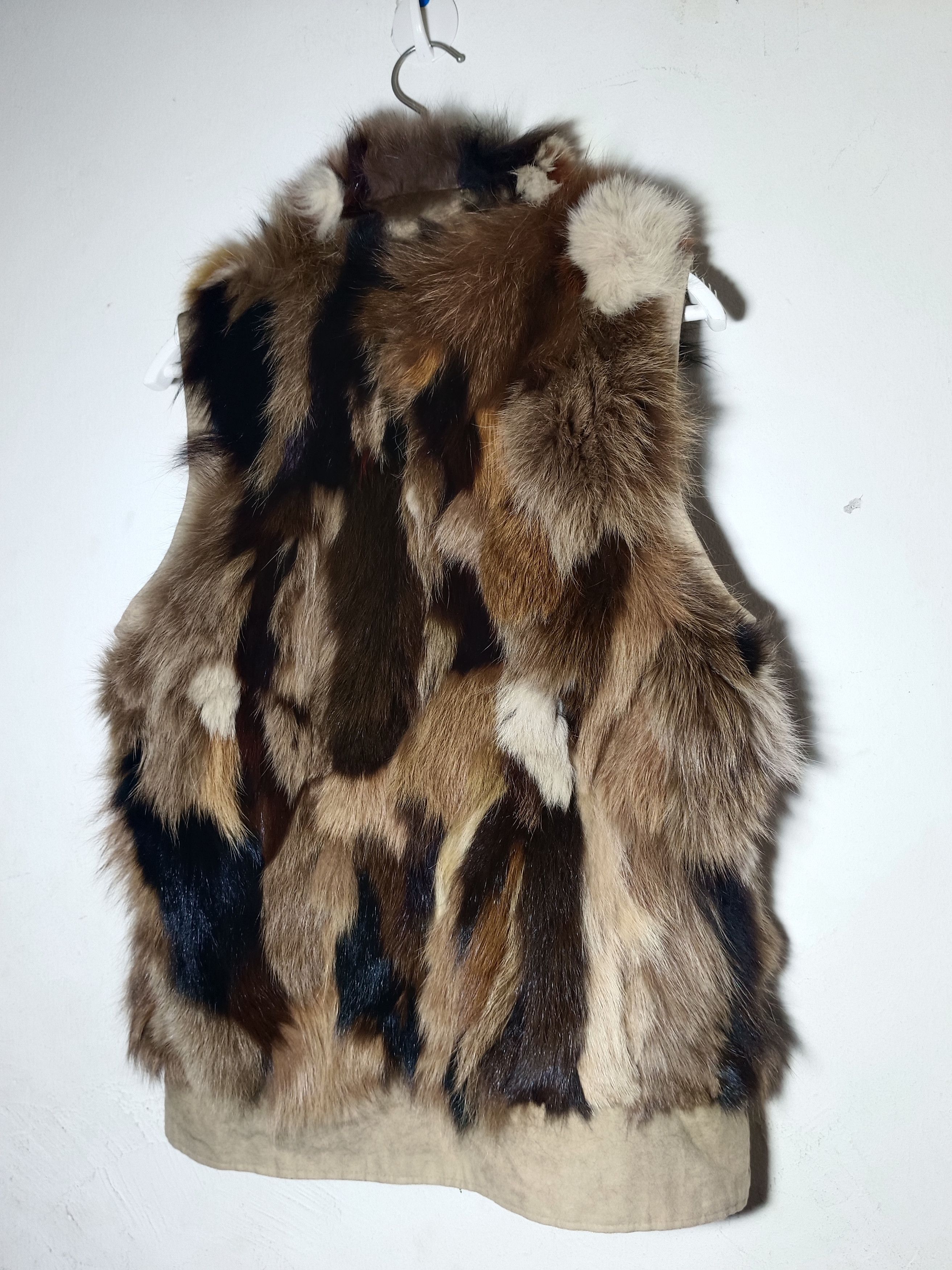 Japanese Brand Rare Fur Fox Vest Jacket Size US XXS / EU 40 - 3 Thumbnail