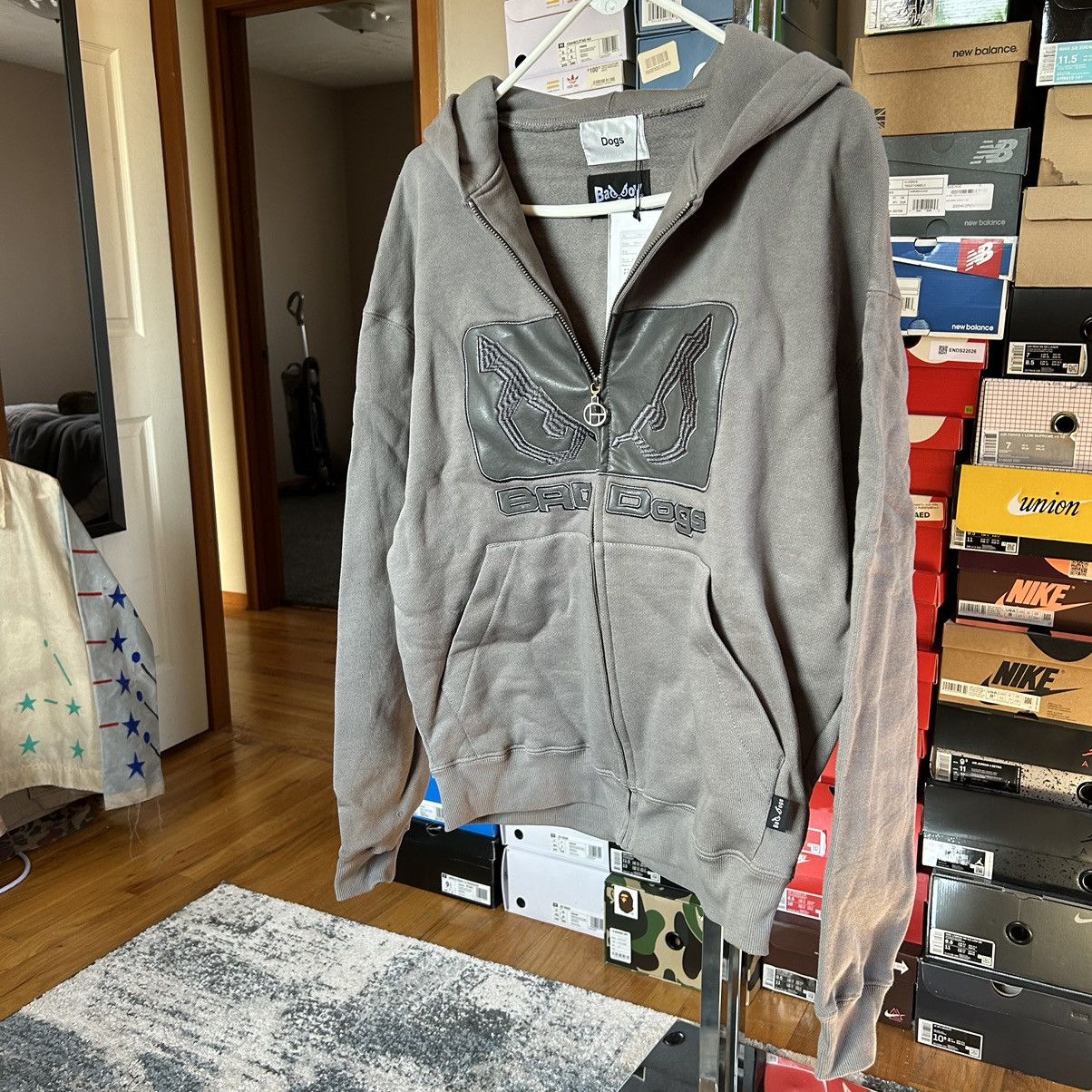 Hypebeast × Japanese Brand DOGS x BAD BOY x HBX MONOCHROMATiC ZiP UP HOODiE SWEATSHiRT Size US L / EU 52-54 / 3 - 15 Thumbnail