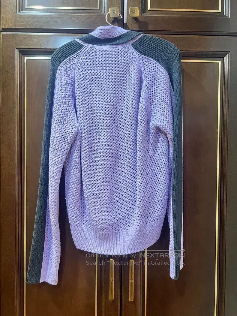 Hermes Hermes Purple Sweater Size US M / EU 48-50 / 2 - 2 Thumbnail