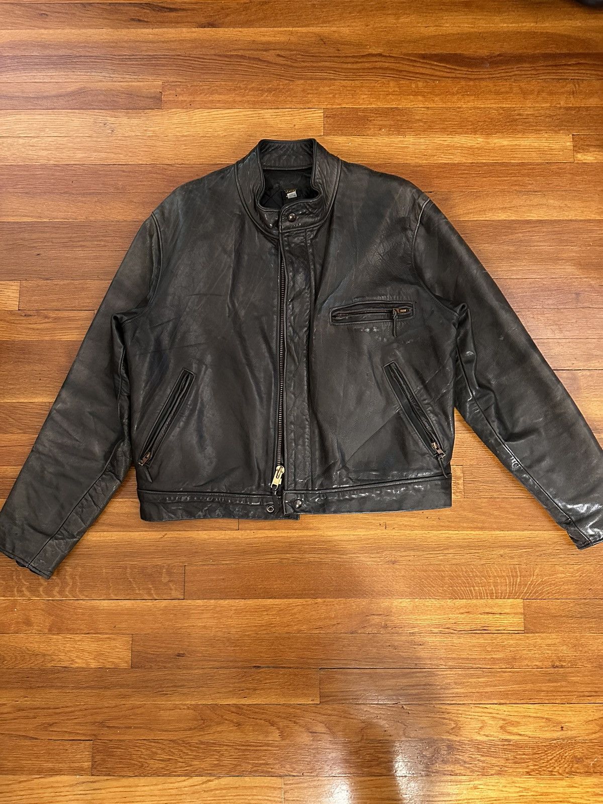 Other Vintage Champlain Leather Moto Racing Jacket Size US L / EU 52-54 / 3 - 1 Thumbnail